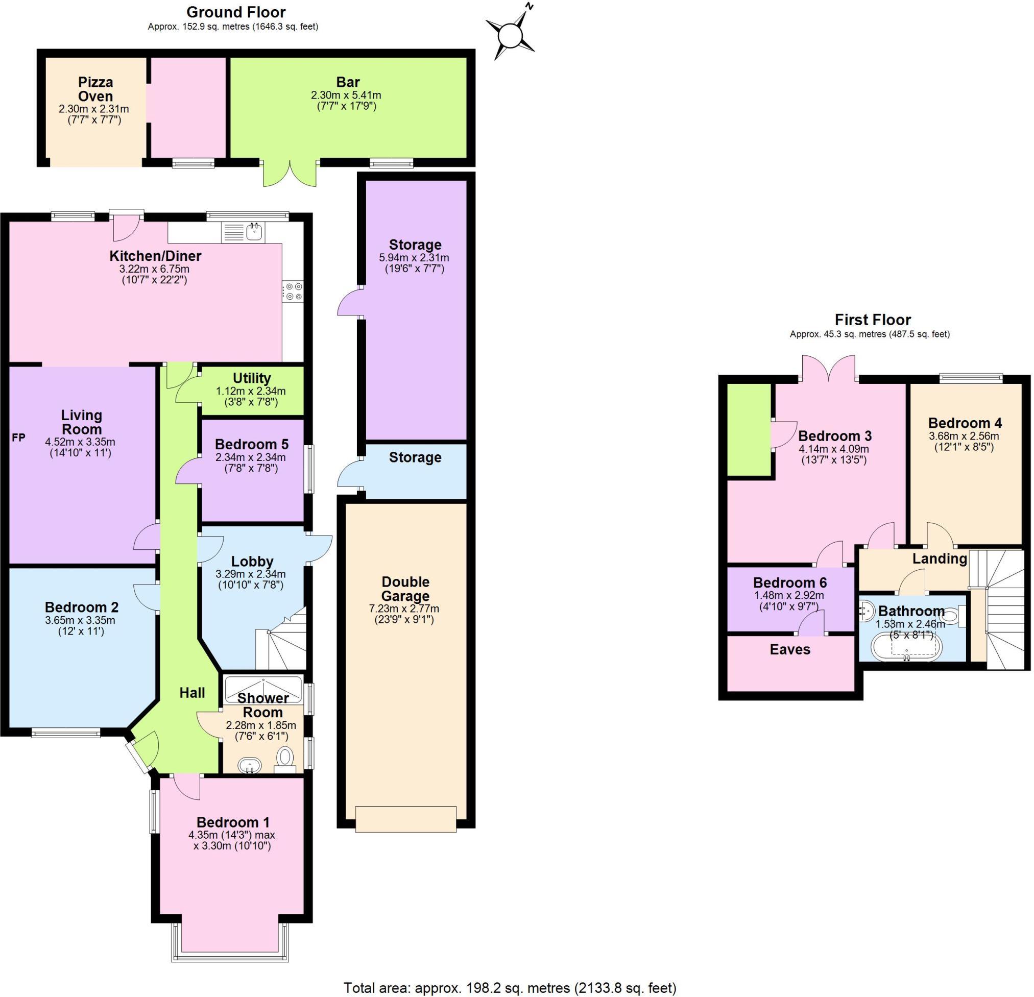 Floorplans For Pick Hill, Waltham Abbey, Essex