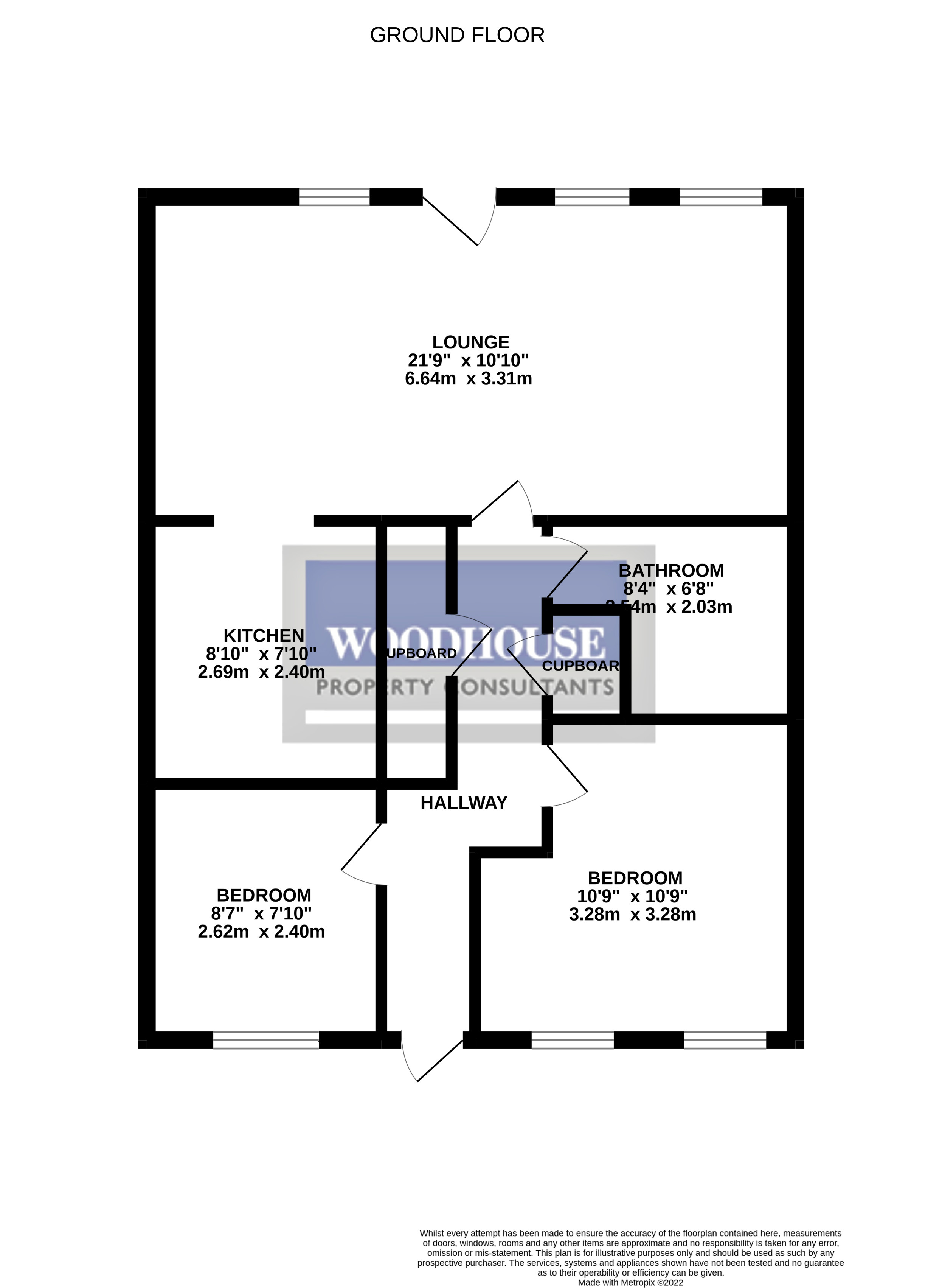 Floorplans For Trinity Lane, Waltham Cross, Hertfordshire