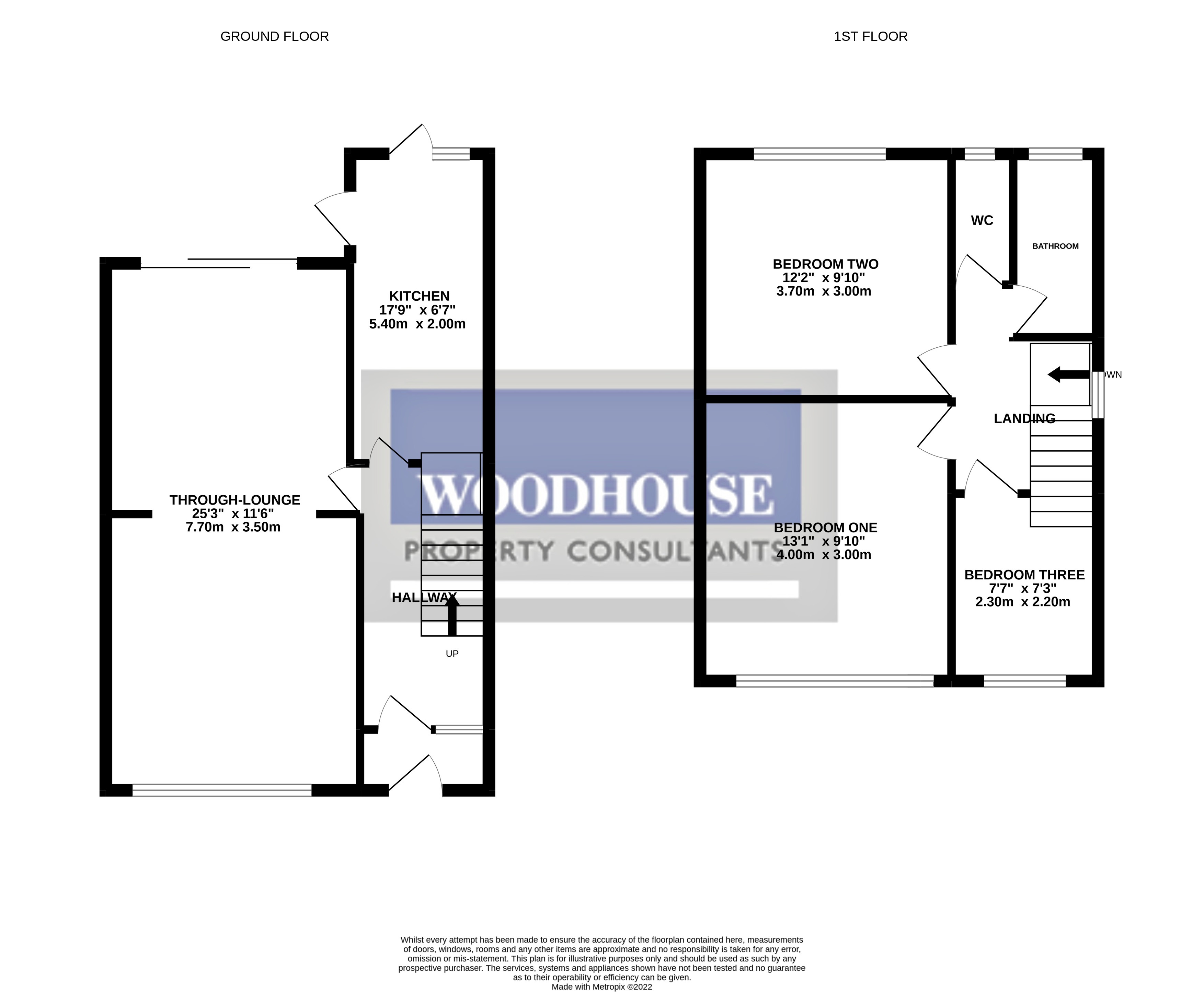 Floorplans For Cornwall Close, Waltham Cross, Hertfordshire