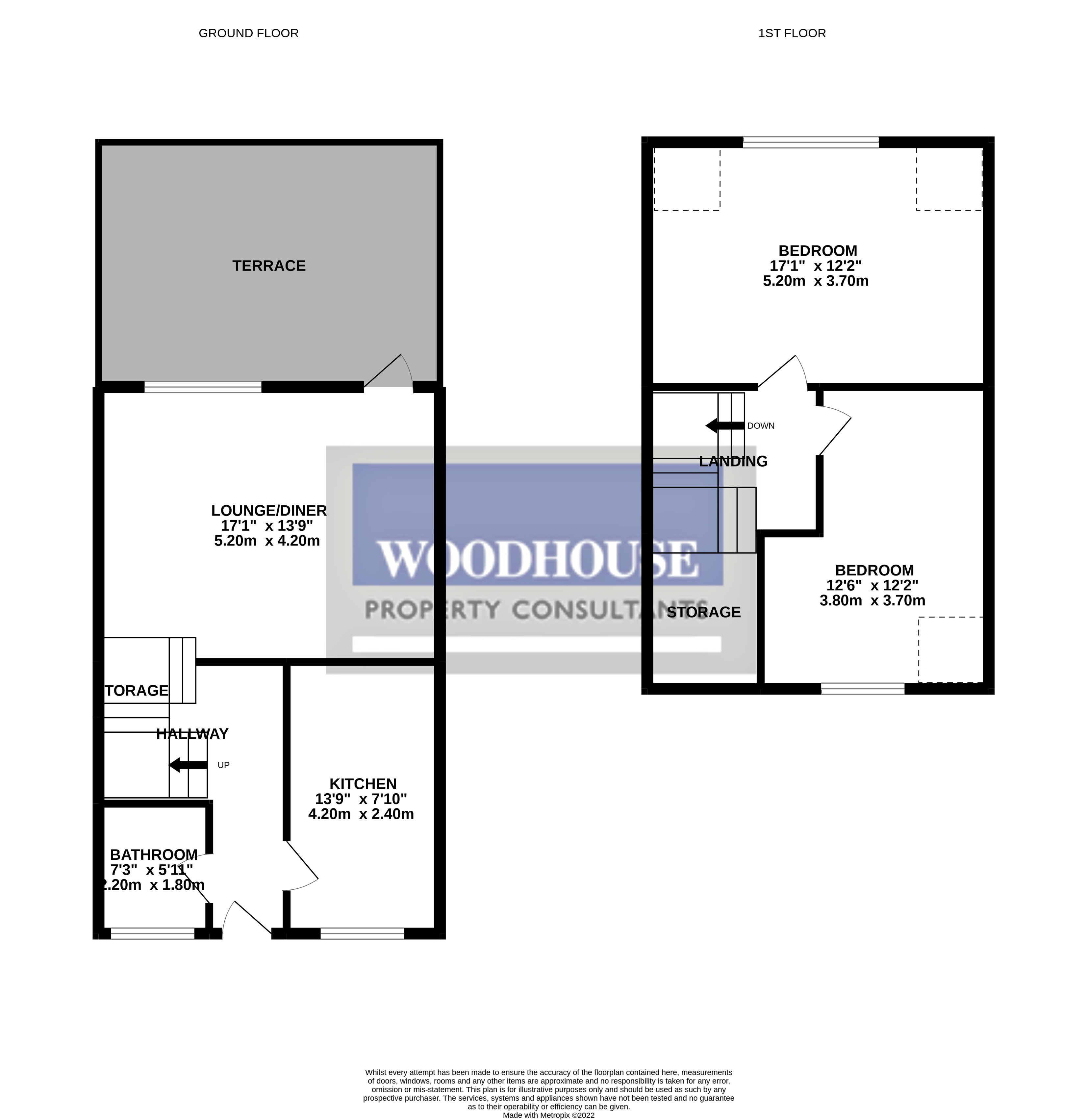 Floorplans For Cheshunt, Waltham Cross, Hertfordshire