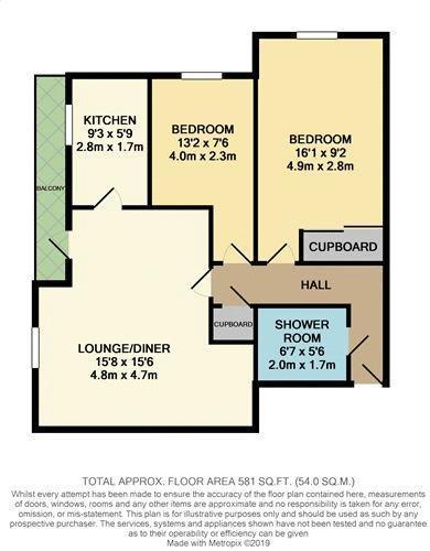 Floorplans For Turners Hill, Waltham Cross, Hertfordshire