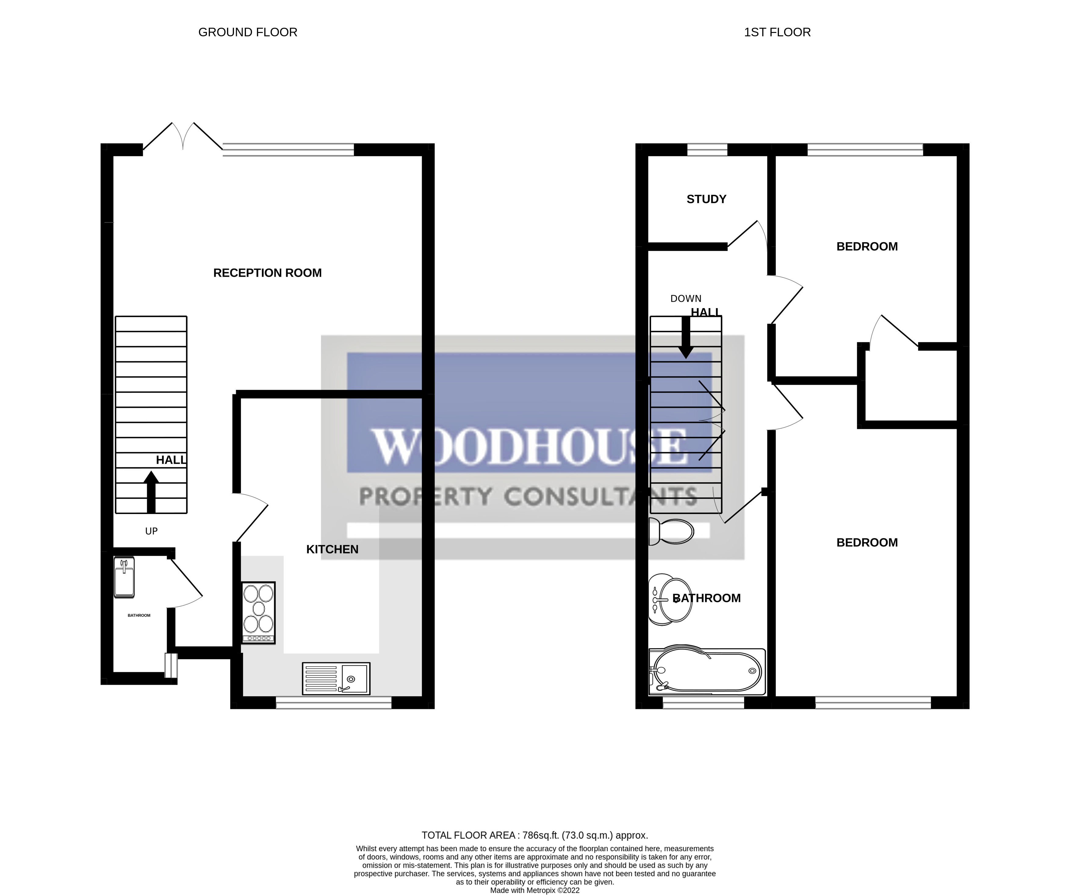 Floorplans For Chase Road, London