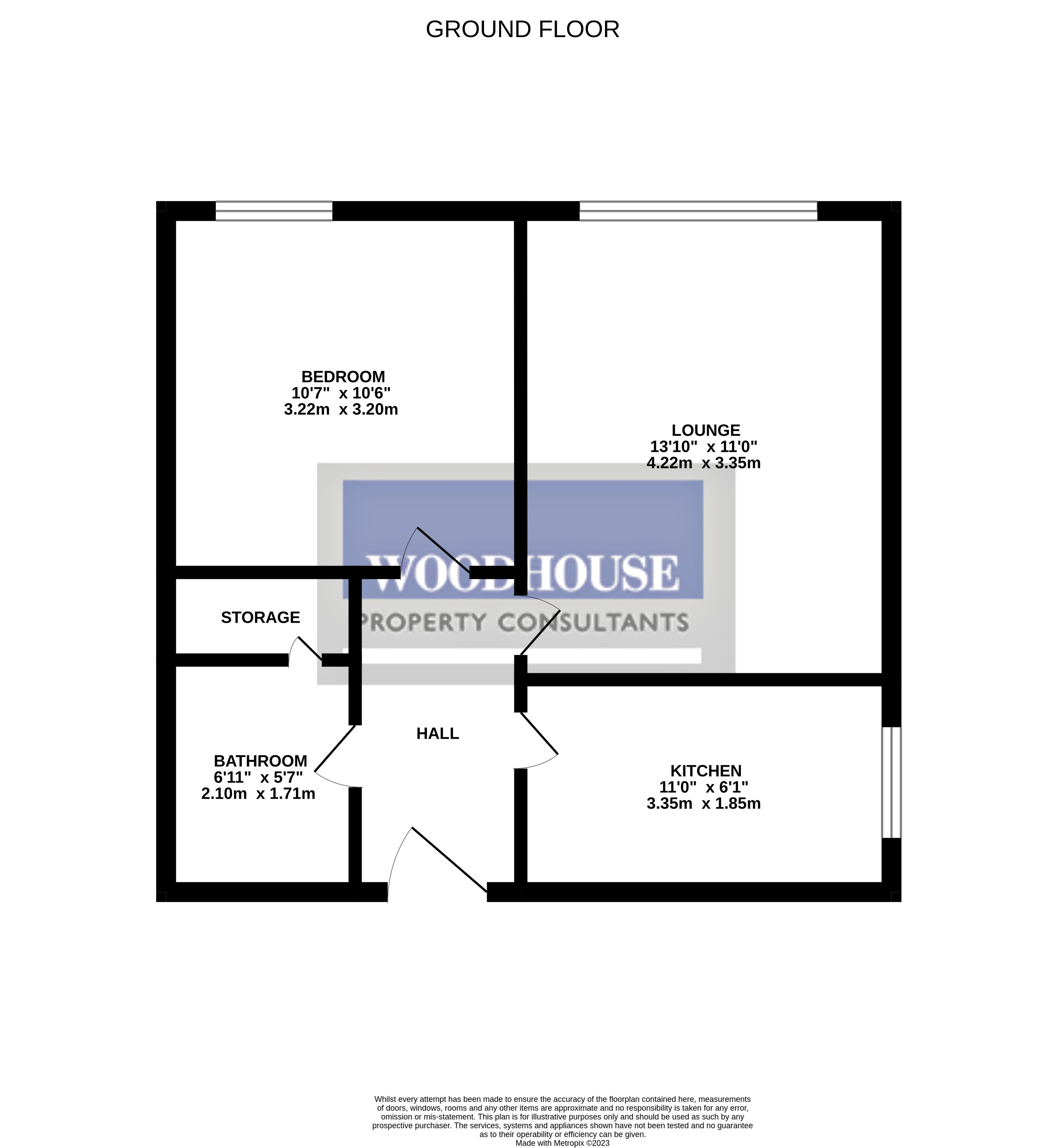 Floorplans For Parkside, Waltham Cross, Hertfordshire