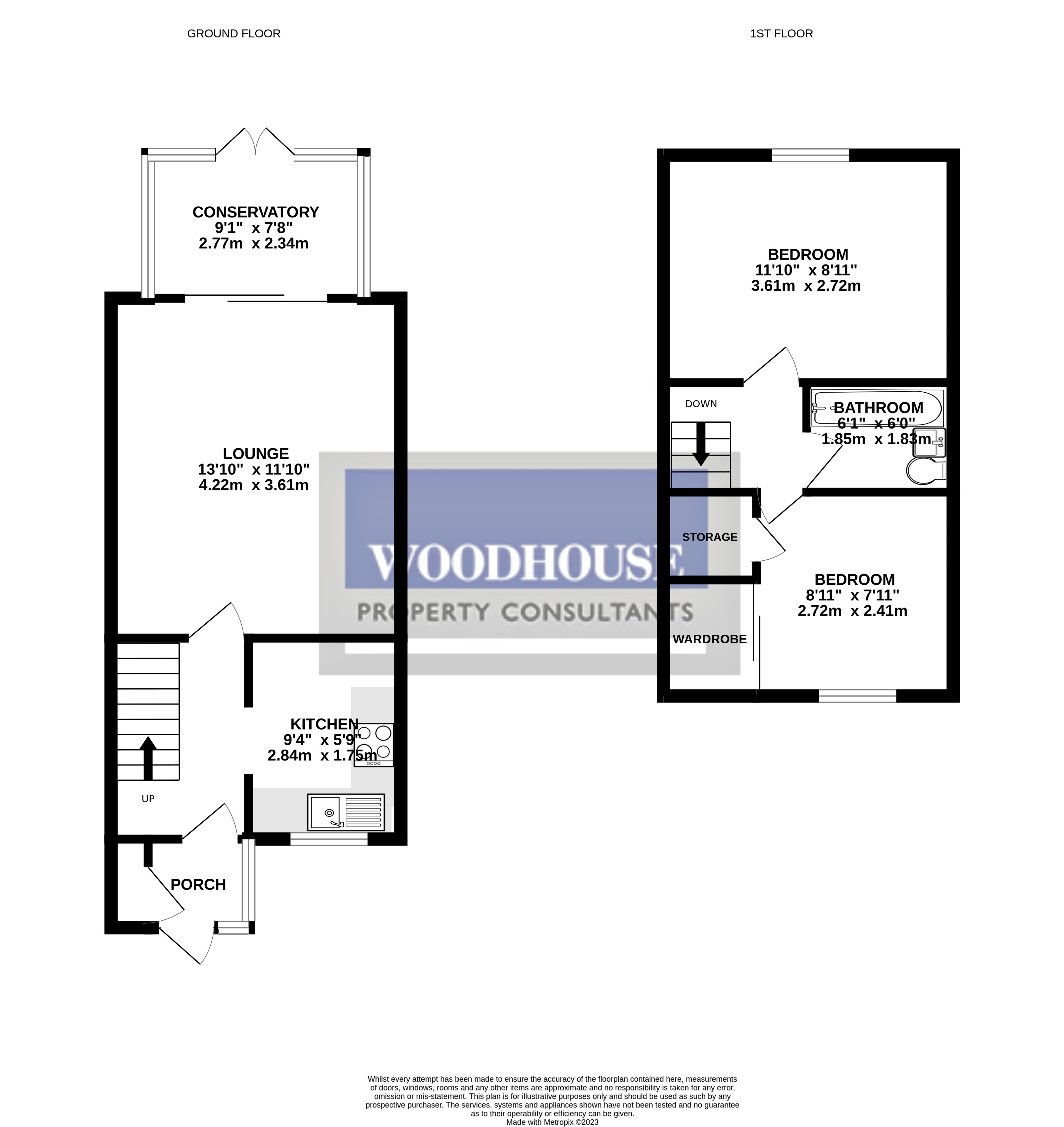 Floorplans For Cheshunt, Waltham Cross, Hertfordshire