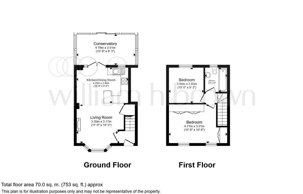 Floorplans For Northfield Road, Waltham Cross, Hertfordshire