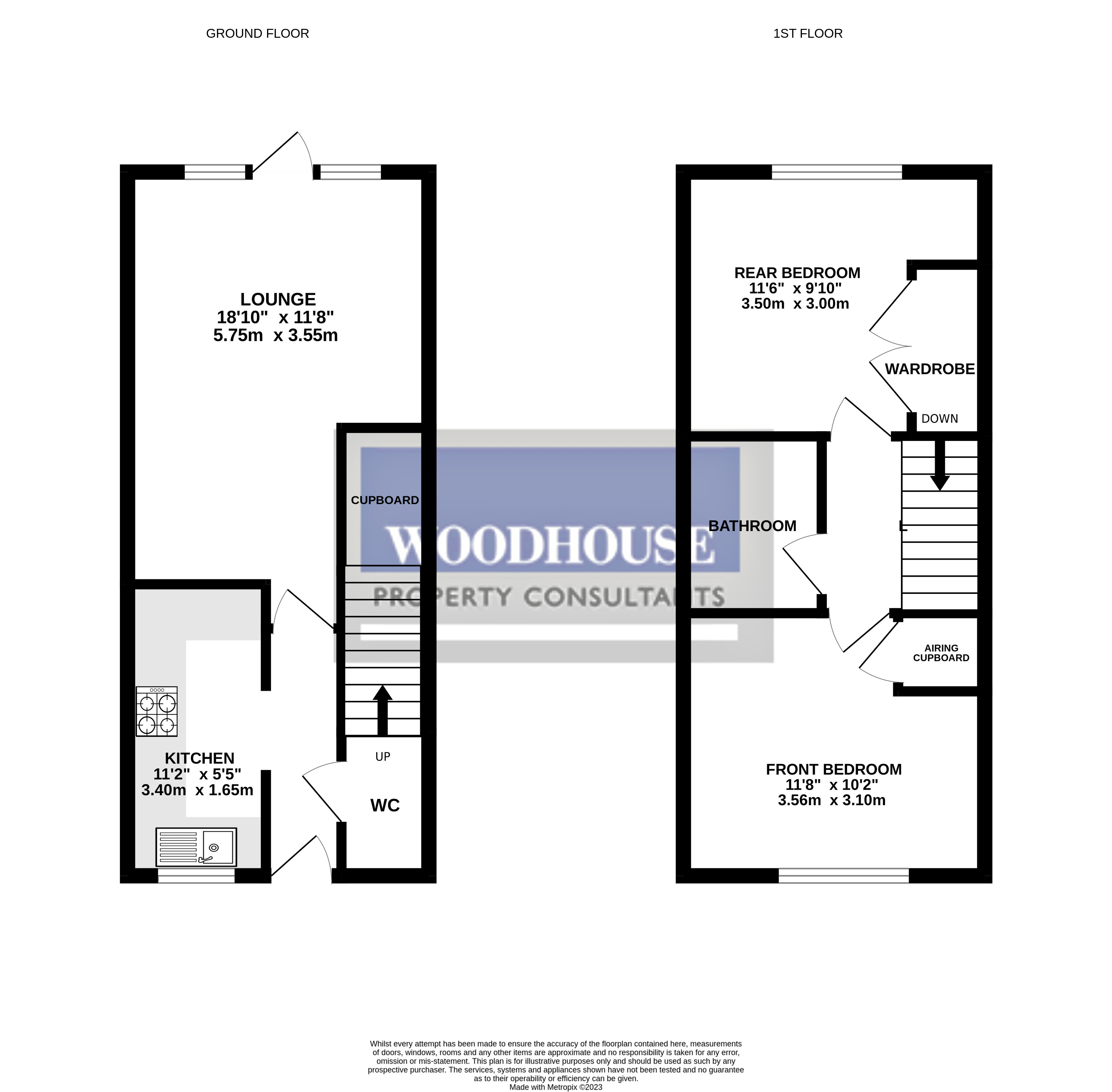 Floorplans For Little Stock Road, Cheshunt, Hertfordshire