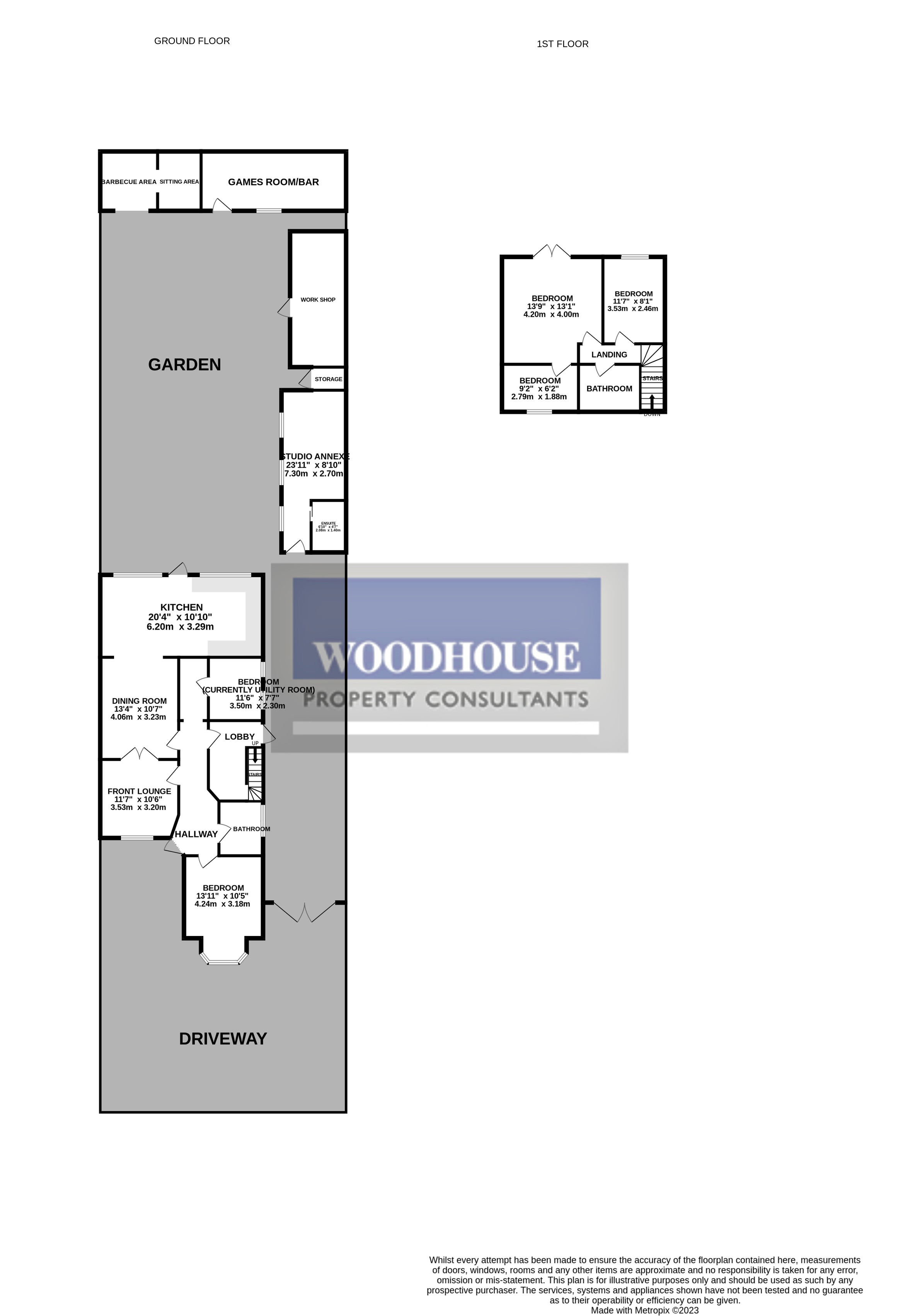 Floorplans For Pick Hill, Waltham Abbey, Essex