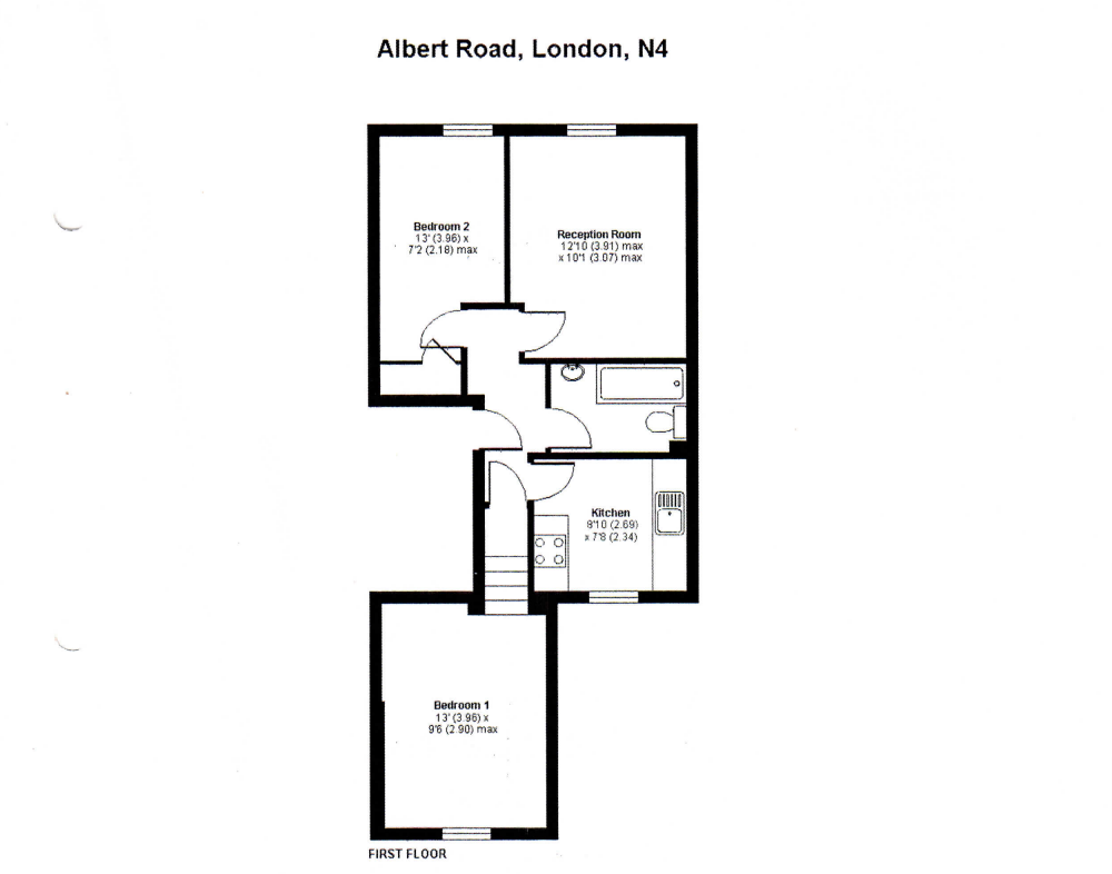 Floorplans For Albert Road, London