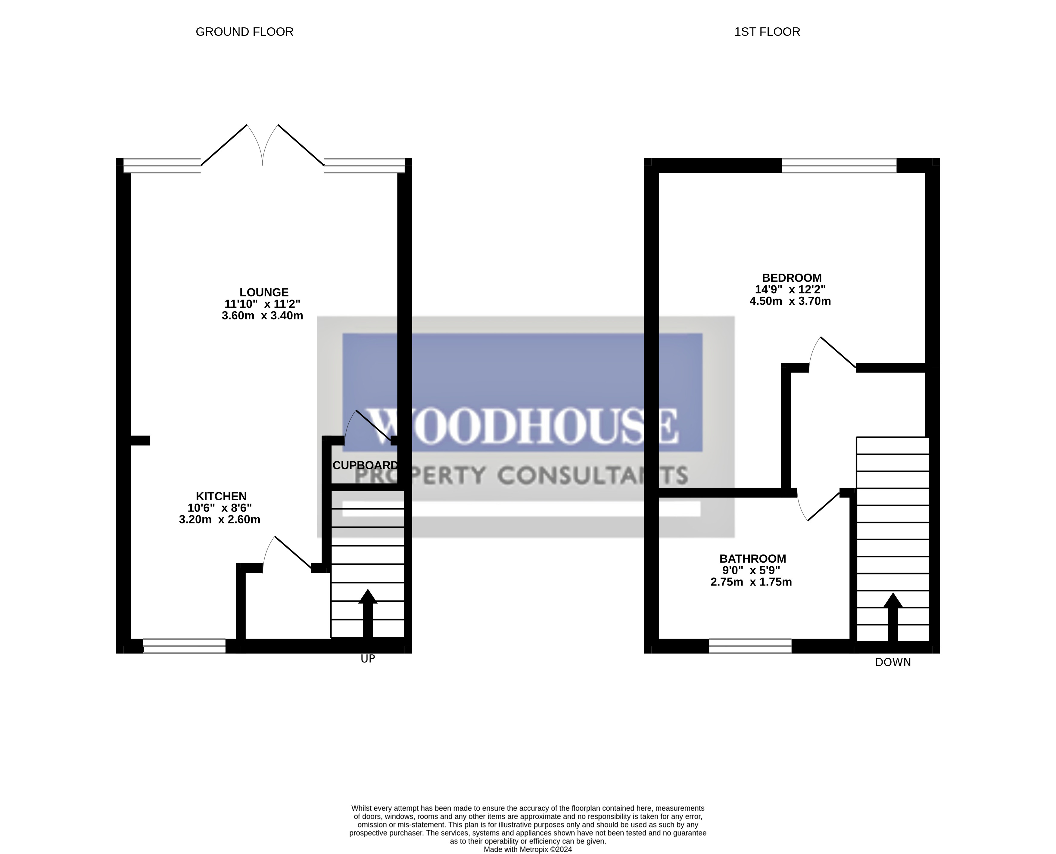 Floorplans For Briar Close, Cheshunt, Hertfordshire