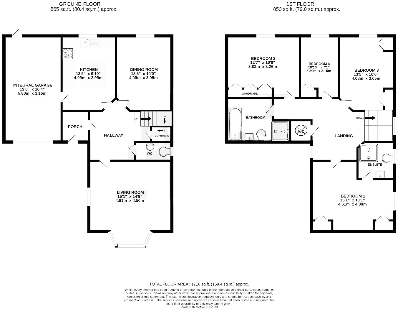 Floorplans For Hammondstreet Road, Cheshunt, Hertfordshire