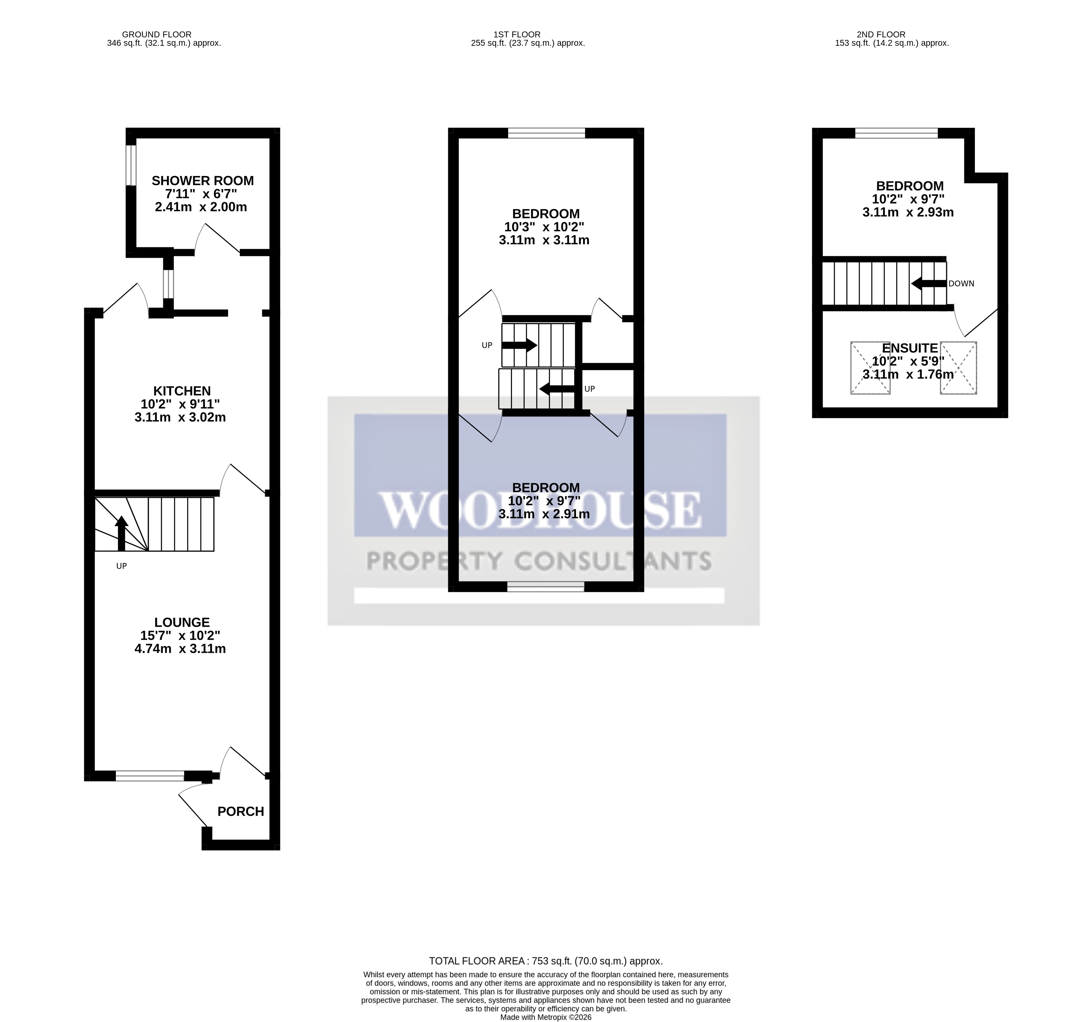 Floorplans For Albury Grove Road, Cheshunt, Hertfordshire