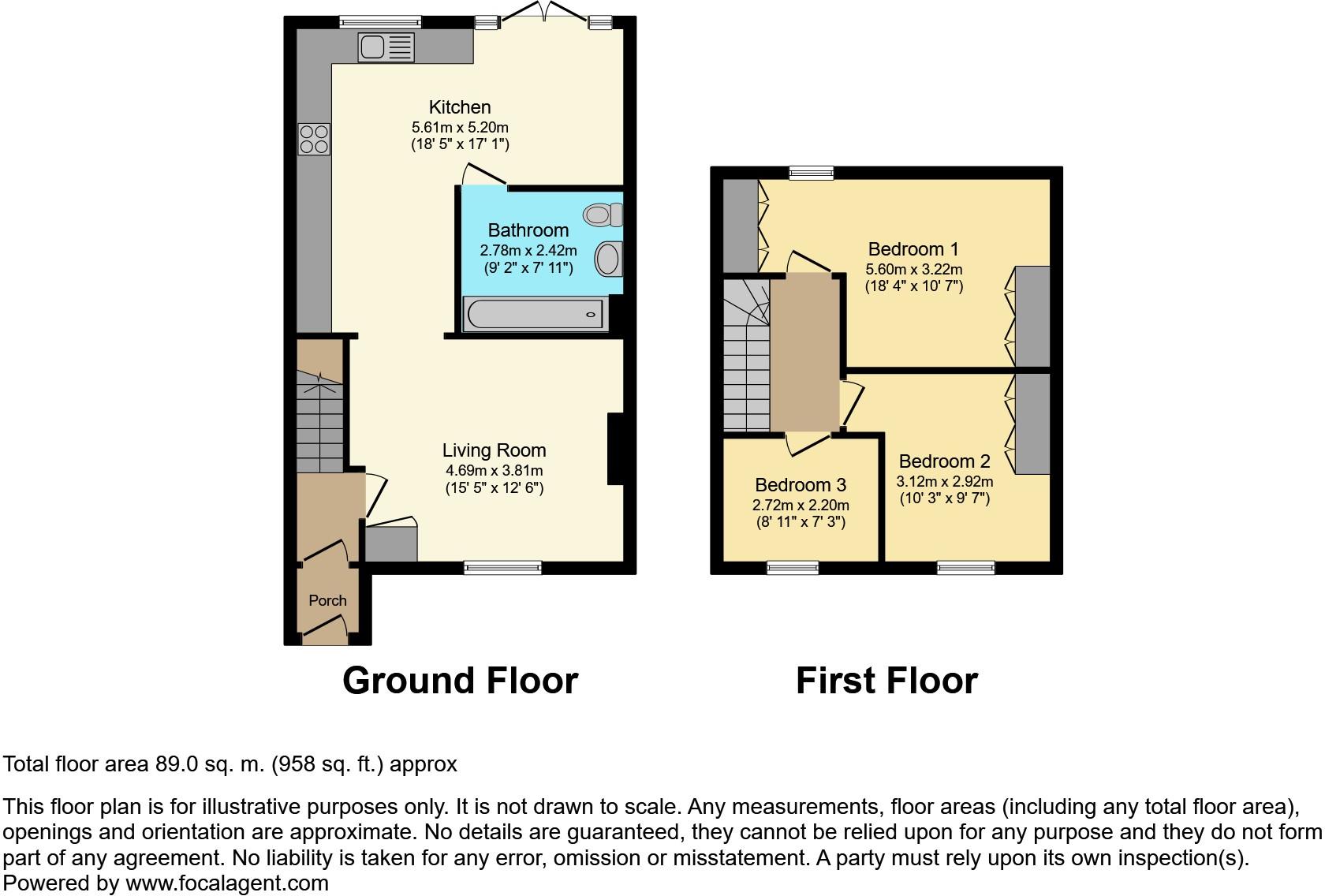 Floorplans For Franklin Avenue, Cheshunt, Hertfordshire