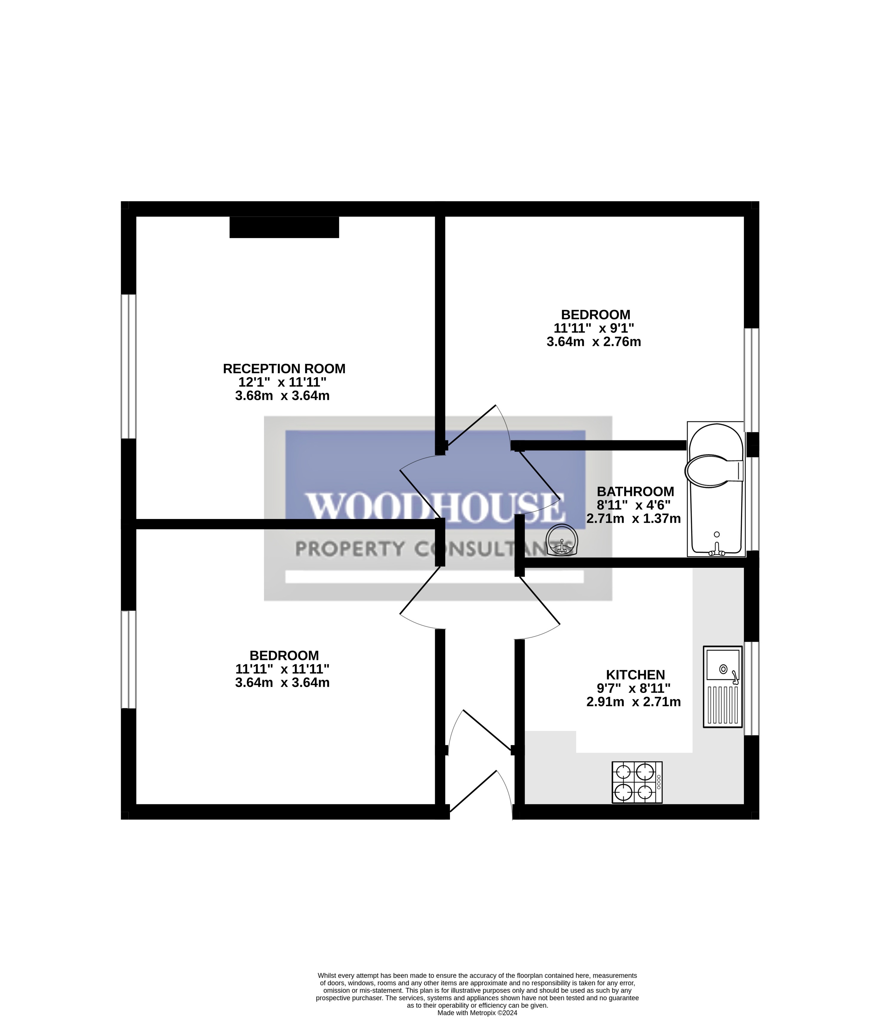 Floorplans For Woodcote Close, Cheshunt, Hertfordshire