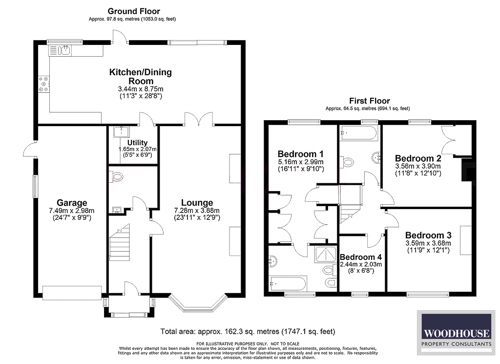 Floorplans For Longfield Lane, Cheshunt, Hertfordshire