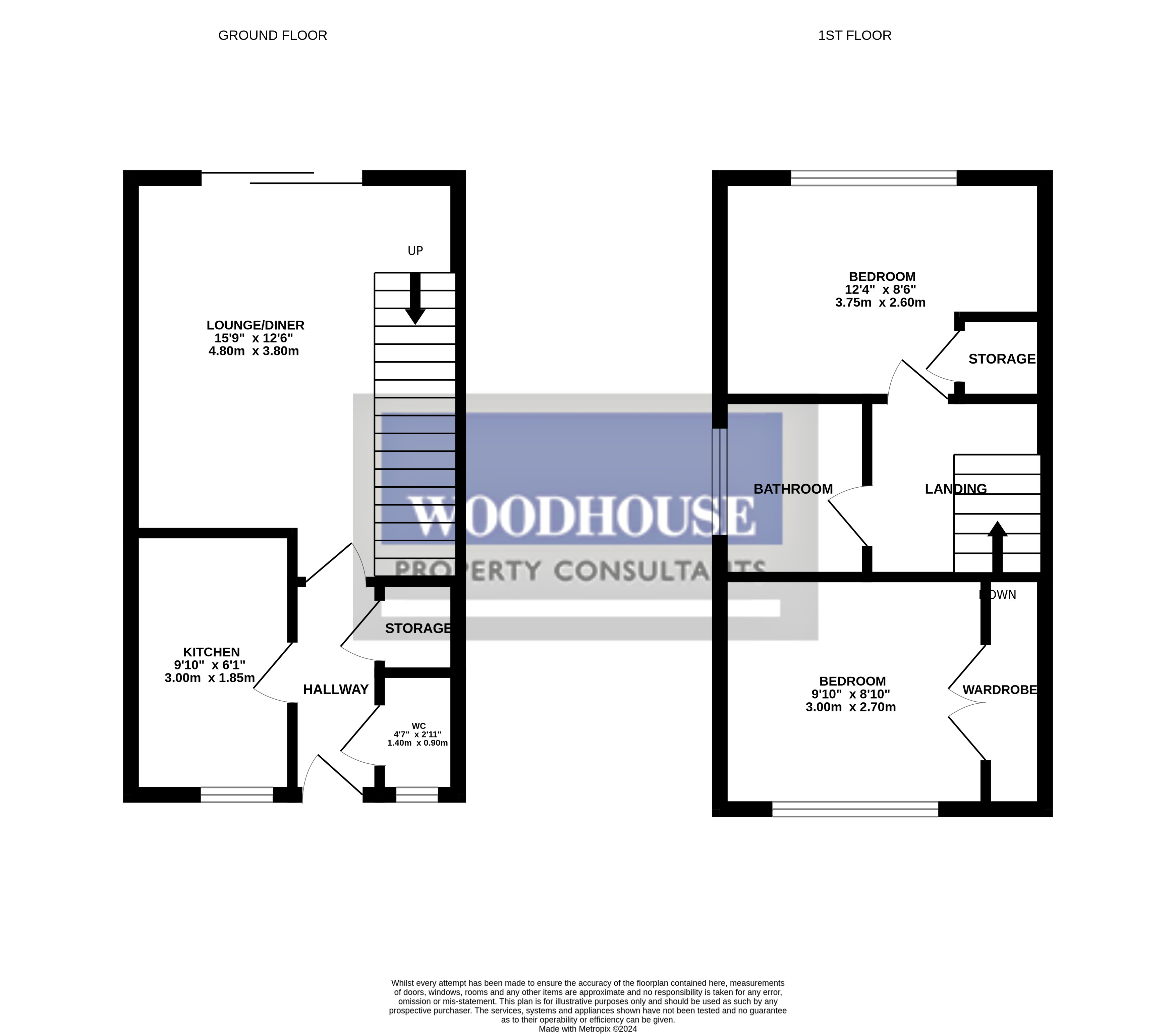 Floorplans For Cheshunt, Waltham Cross, Hertfordshire