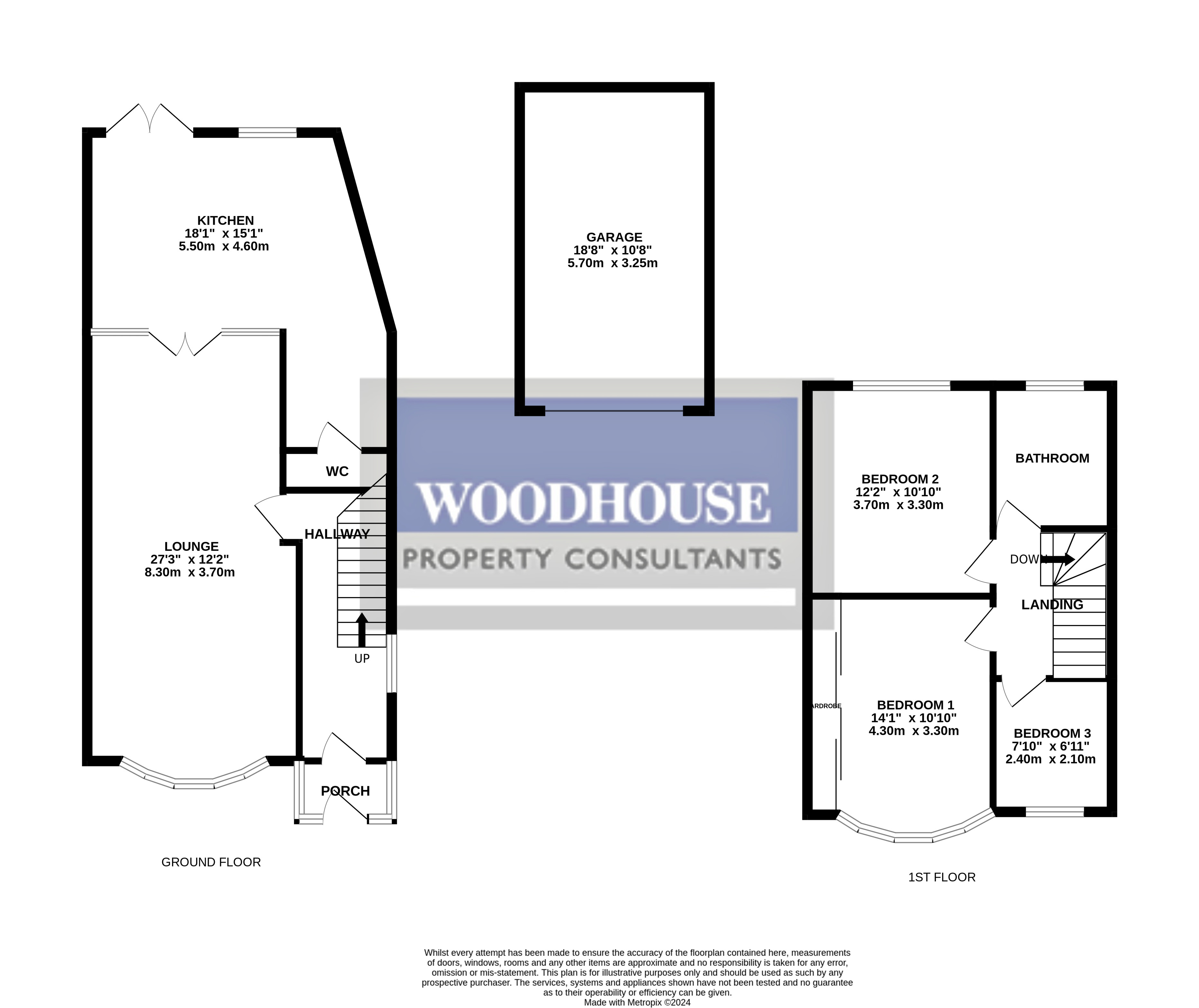 Floorplans For Meadway, Enfield, Greater London