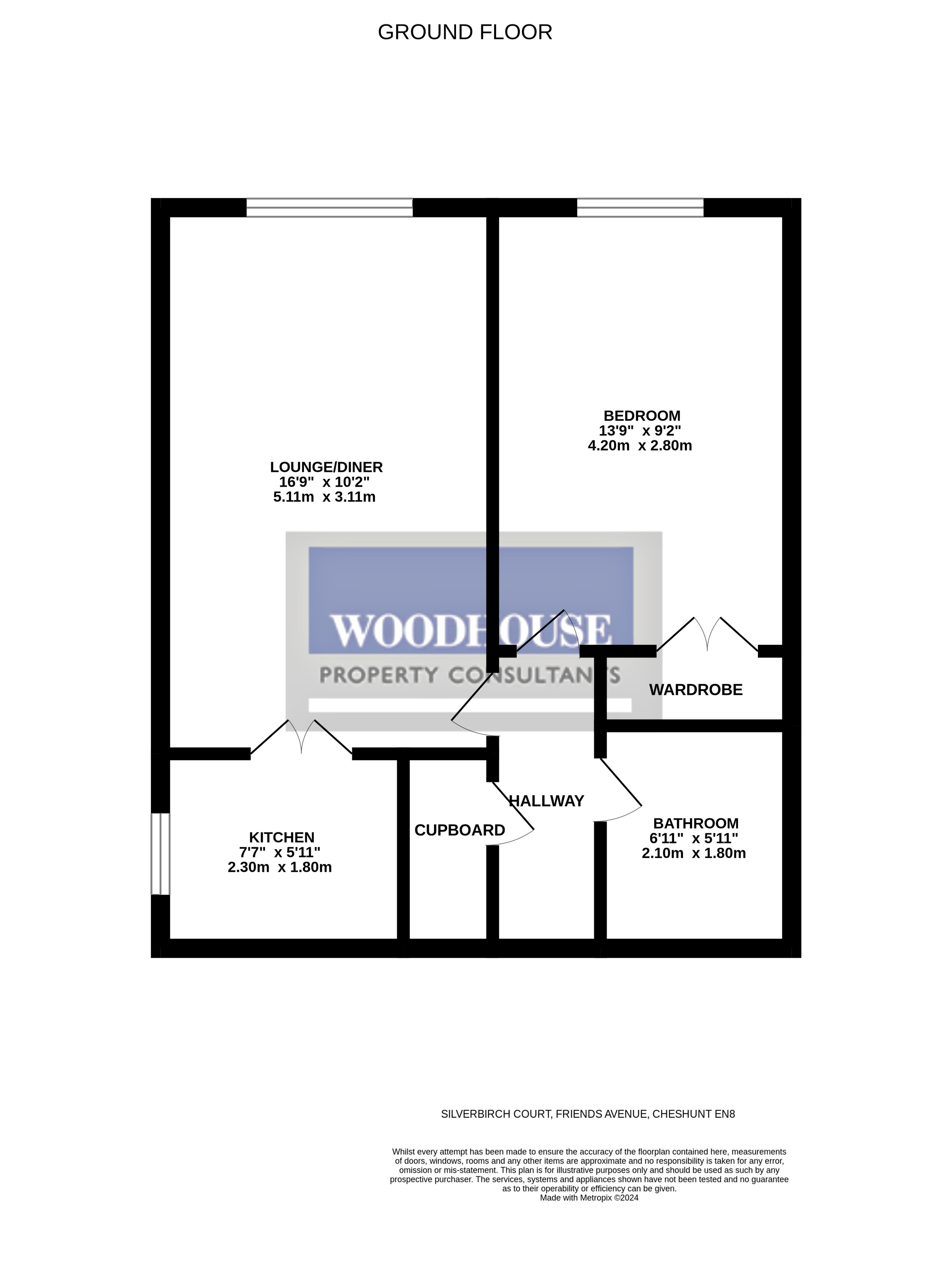 Floorplans For Cheshunt, Waltham Cross, Hertfordshire