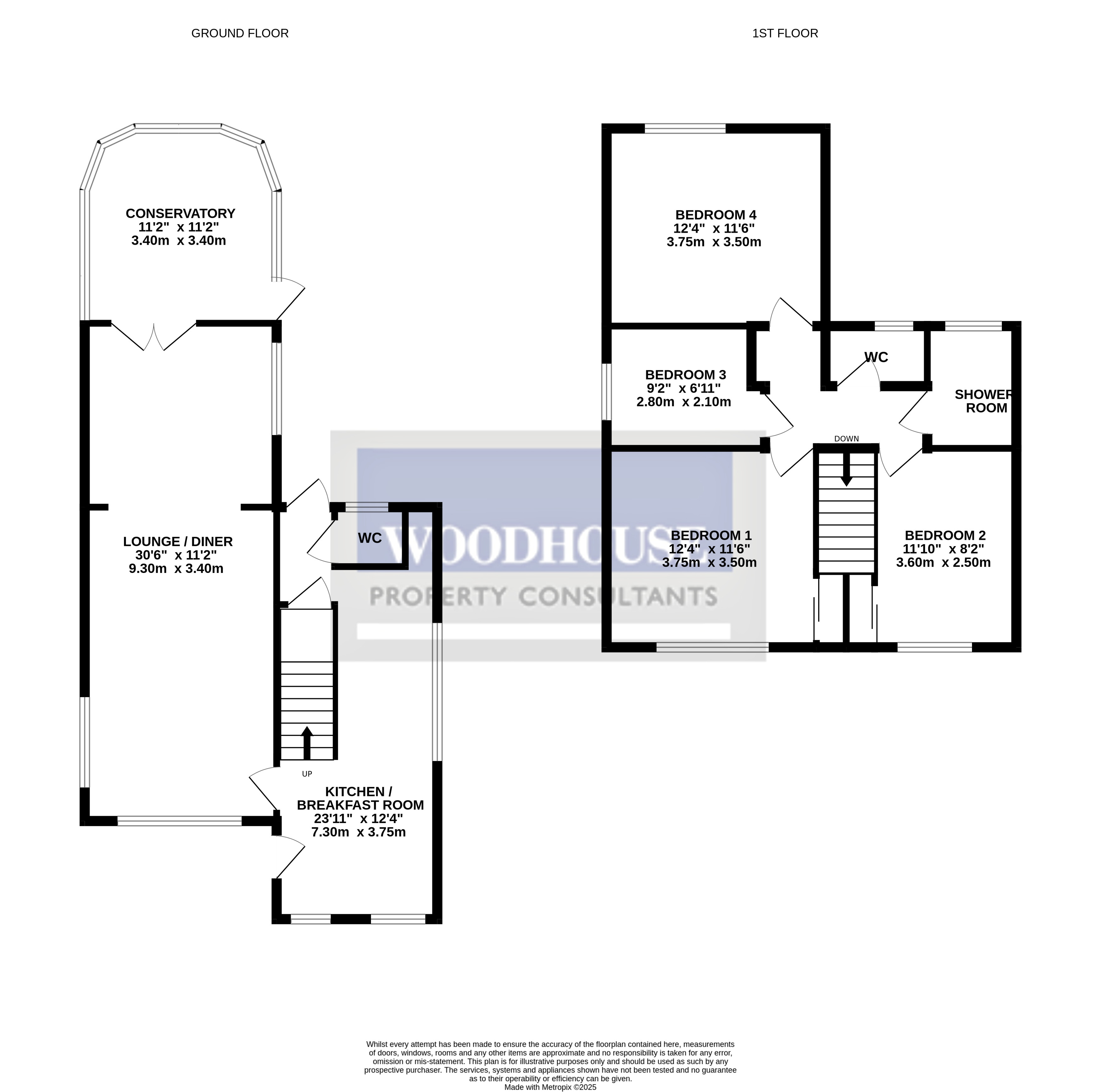 Floorplans For Cadmore Lane, Cheshunt, Hertfordshire