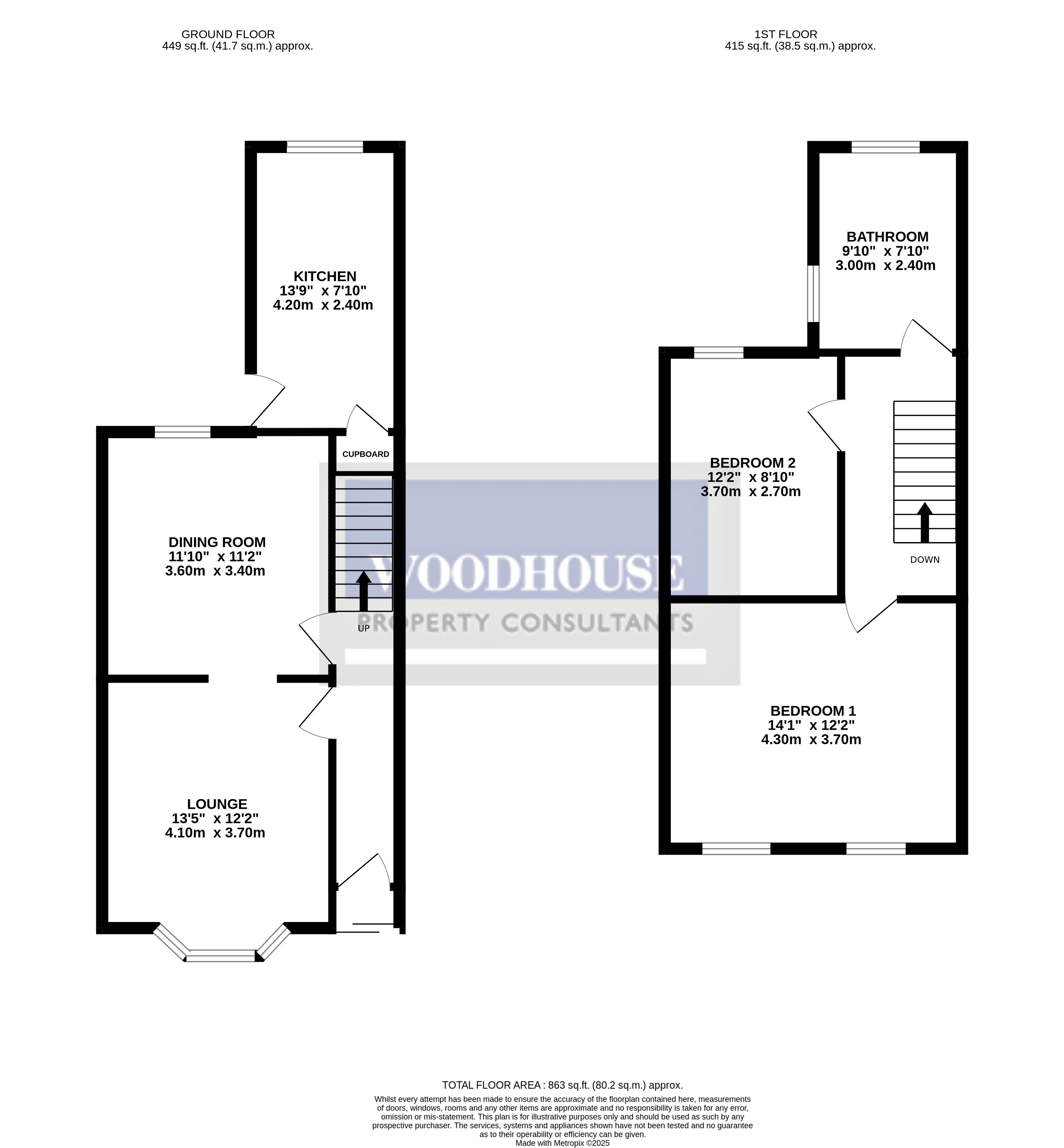 Floorplans For King Edward Road, Waltham Cross, Hertfordshire