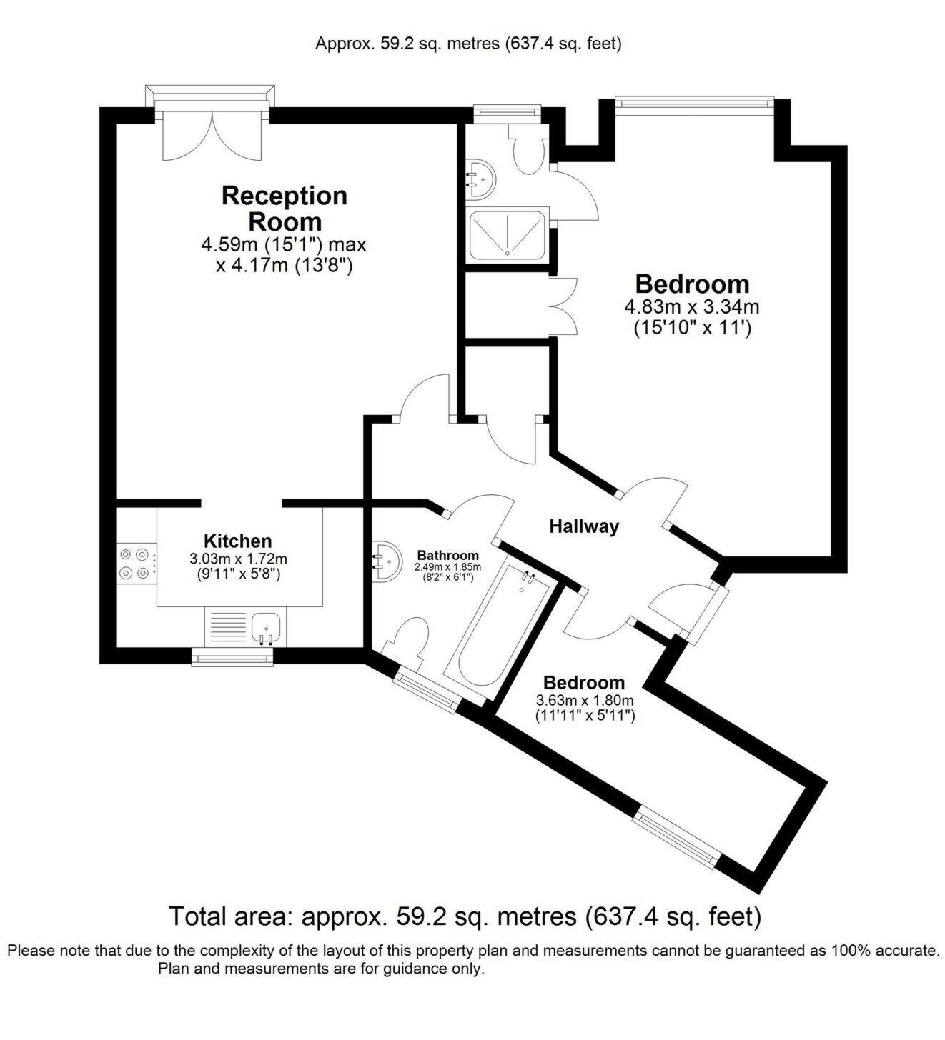 Floorplans For Huron Road, Broxbourne, Hertfordshire