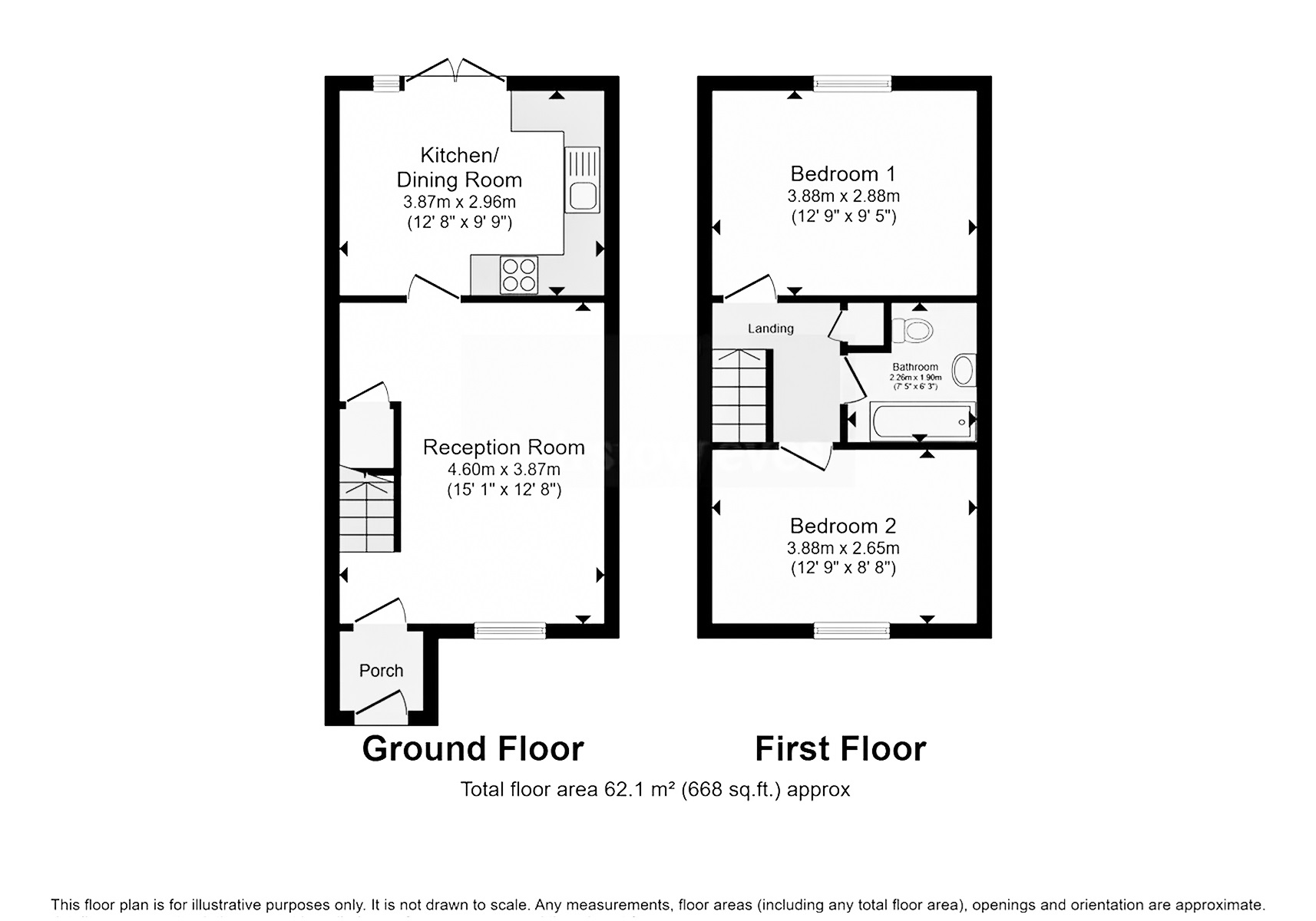 Floorplans For Leaforis Road, Cheshunt, Hertfordshire