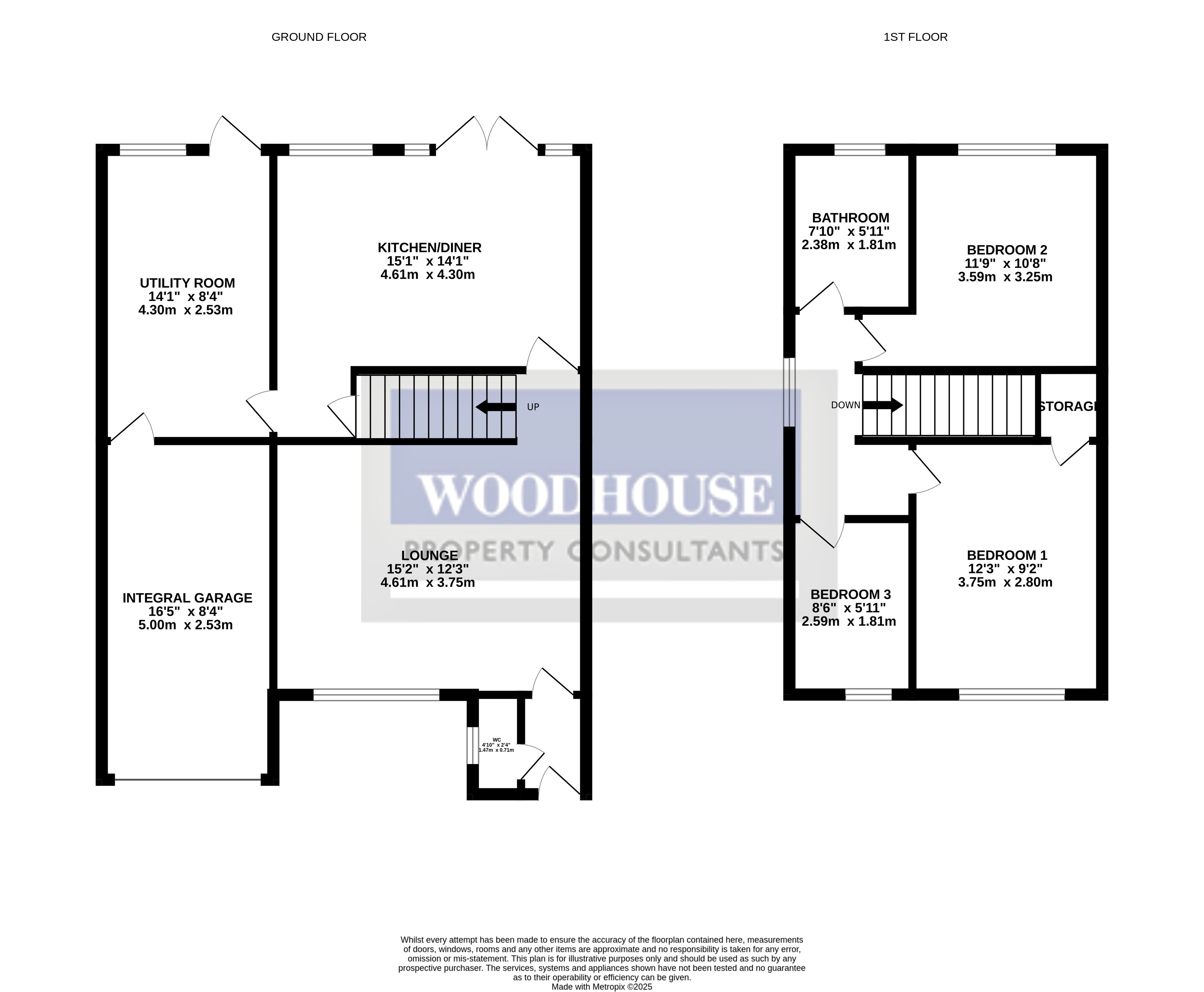 Floorplans For Denny Gate, Cheshunt, Hertfordshire
