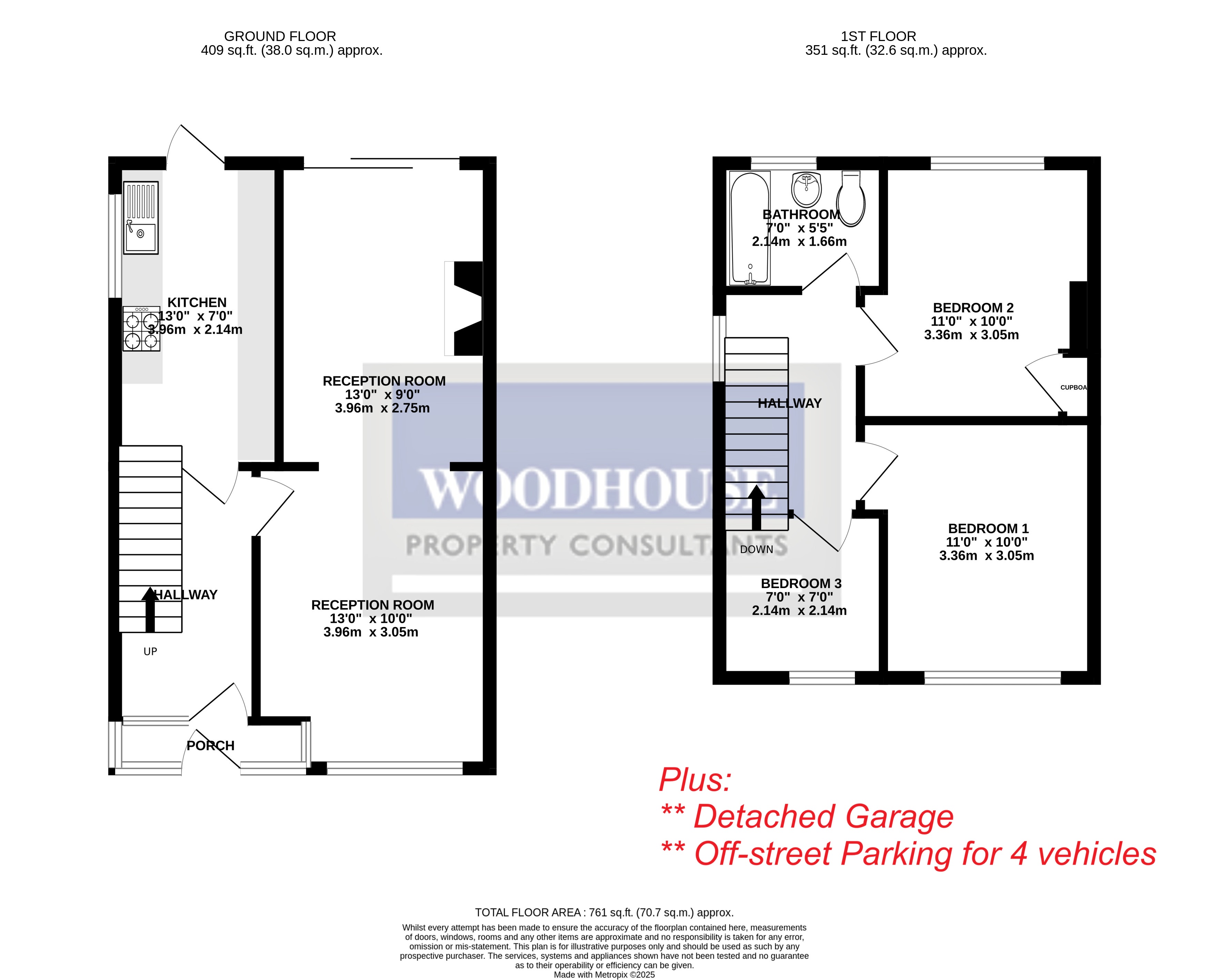 Floorplans For Harriescourt, Waltham Abbey, Essex