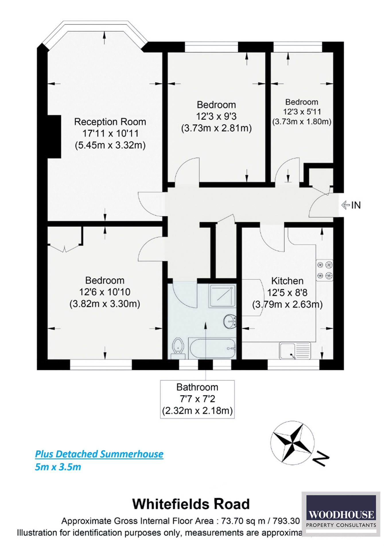 Floorplans For Whitefields Road, Cheshunt, Hertfordshire