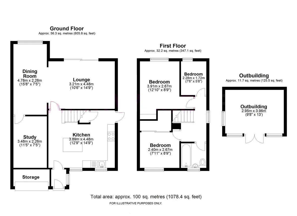Floorplans For Willowdene, Cheshunt, Hertfordshire