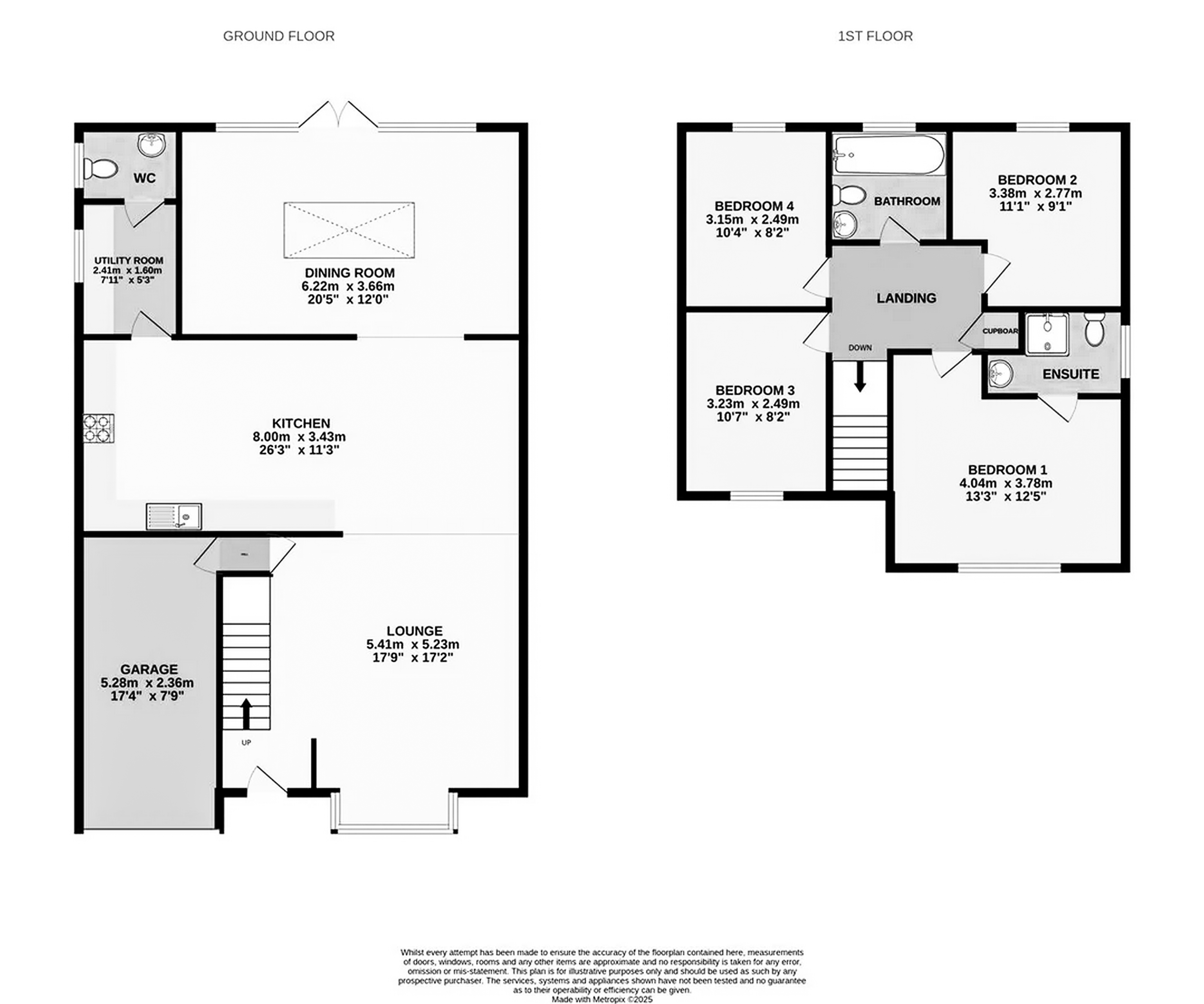 Floorplans For Caldecot Avenue, Cheshunt, Hertfordshire
