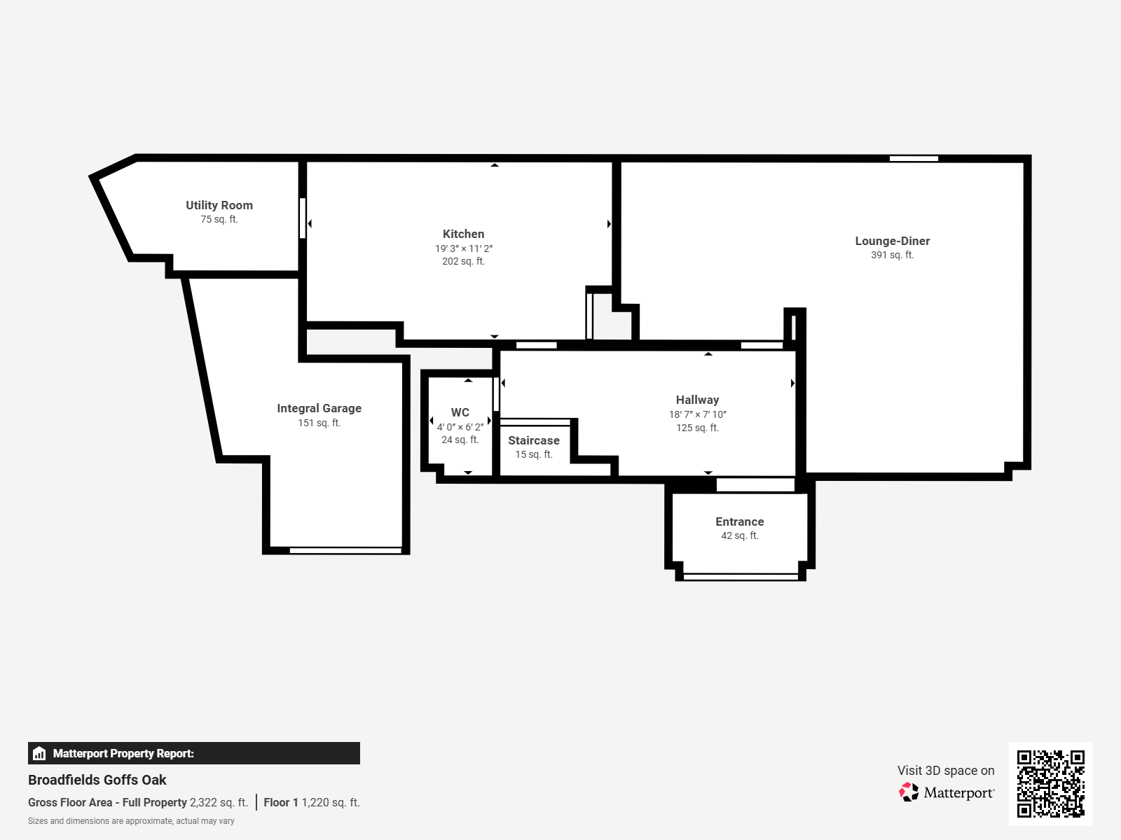 Floorplans For Broadfields, Goffs Oak, Hertfordshire