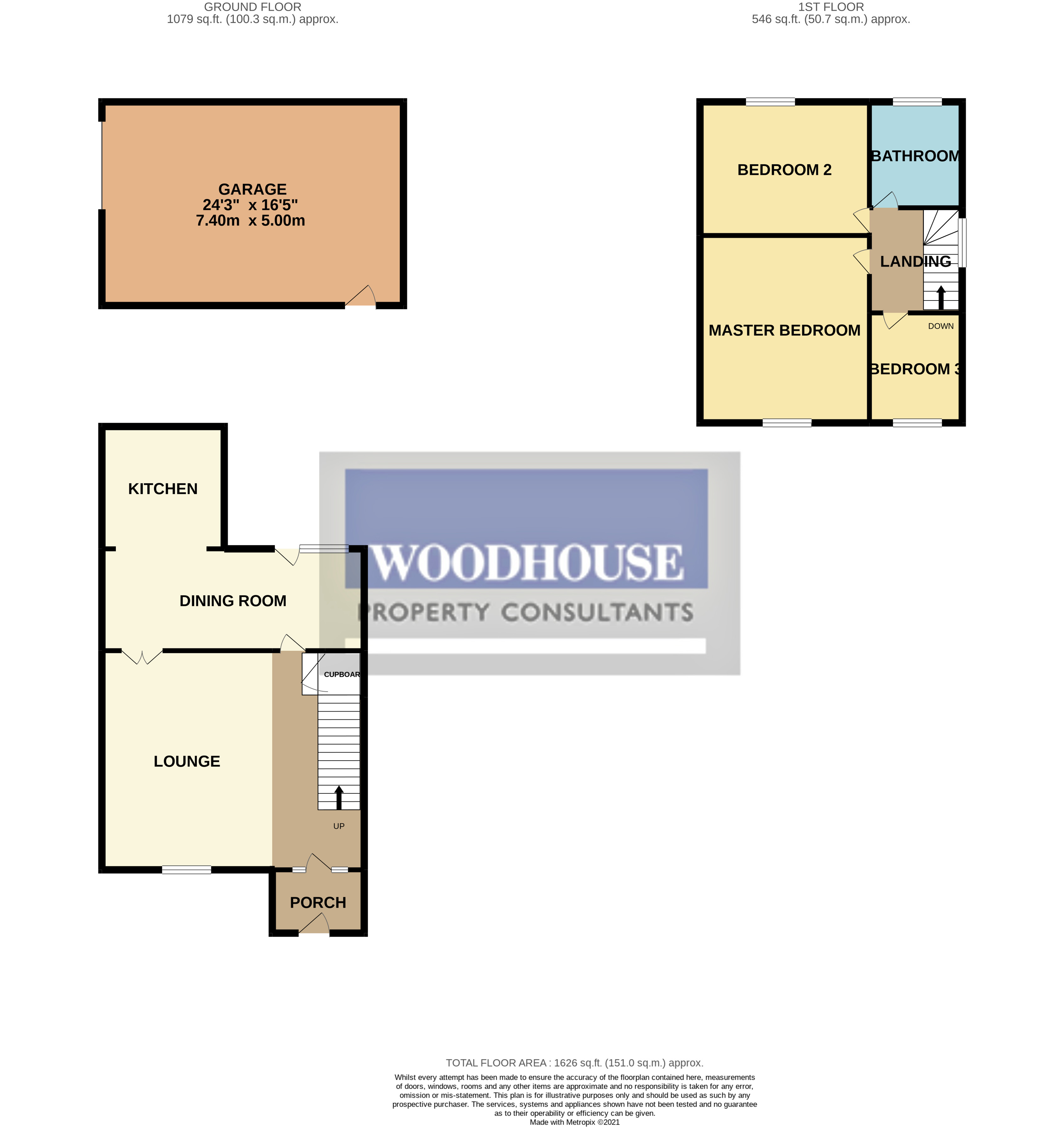 Floorplans For Penton Drive, Cheshunt, Hertfordshire