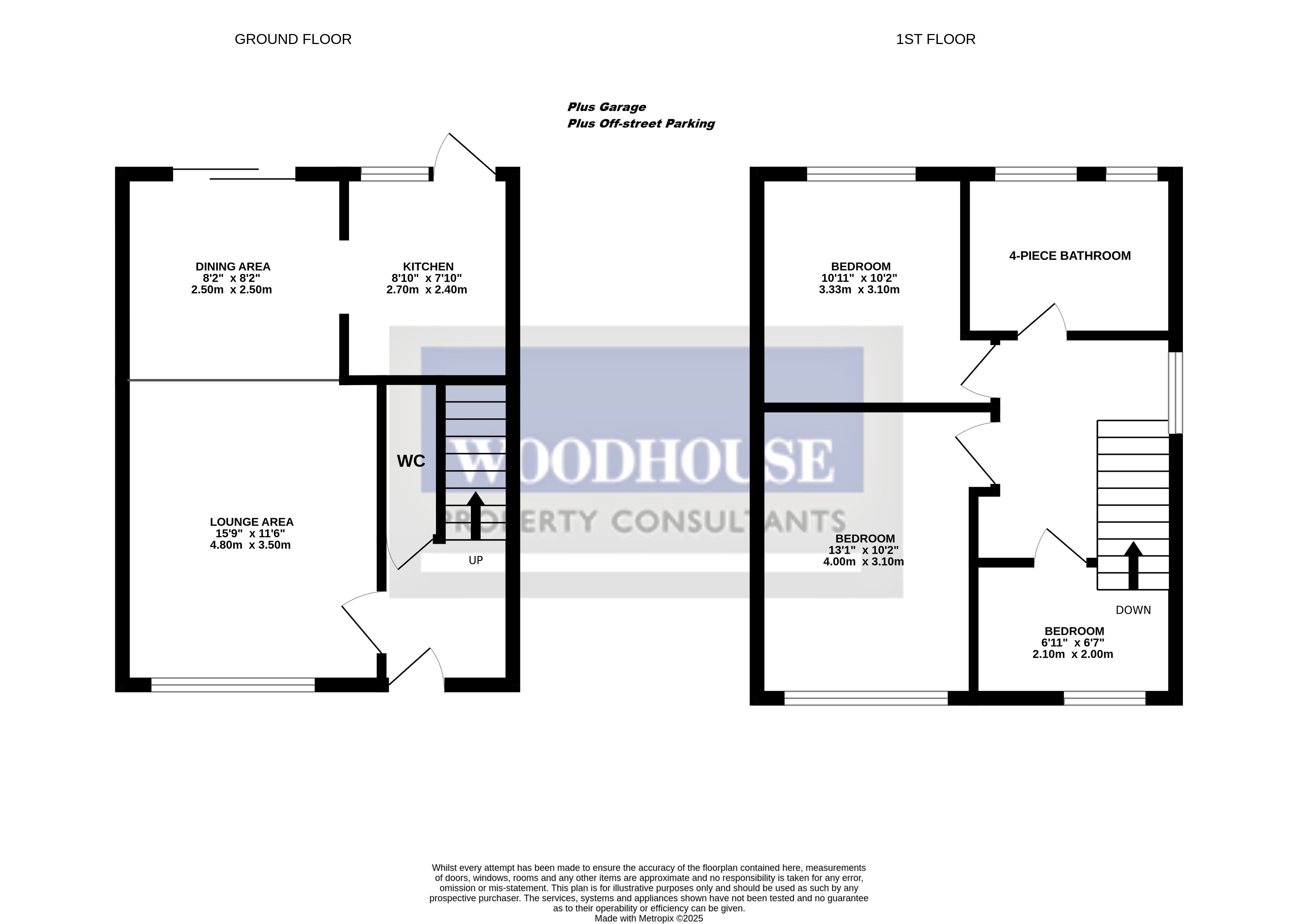 Floorplans For Cadmore Lane, Cheshunt, Hertfordshire