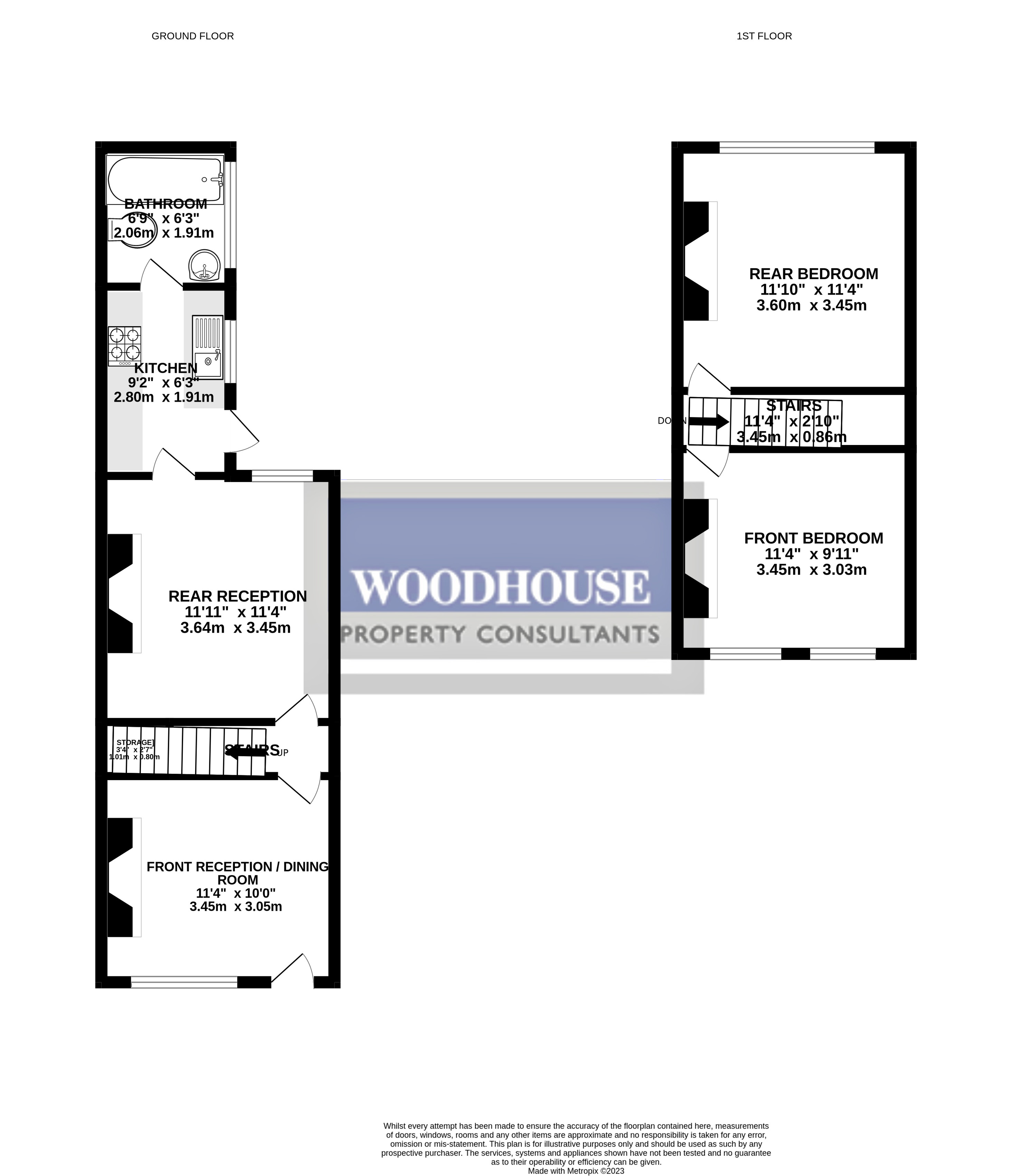 Floorplans For Cadmore Lane, Cheshunt, Hertfordshire