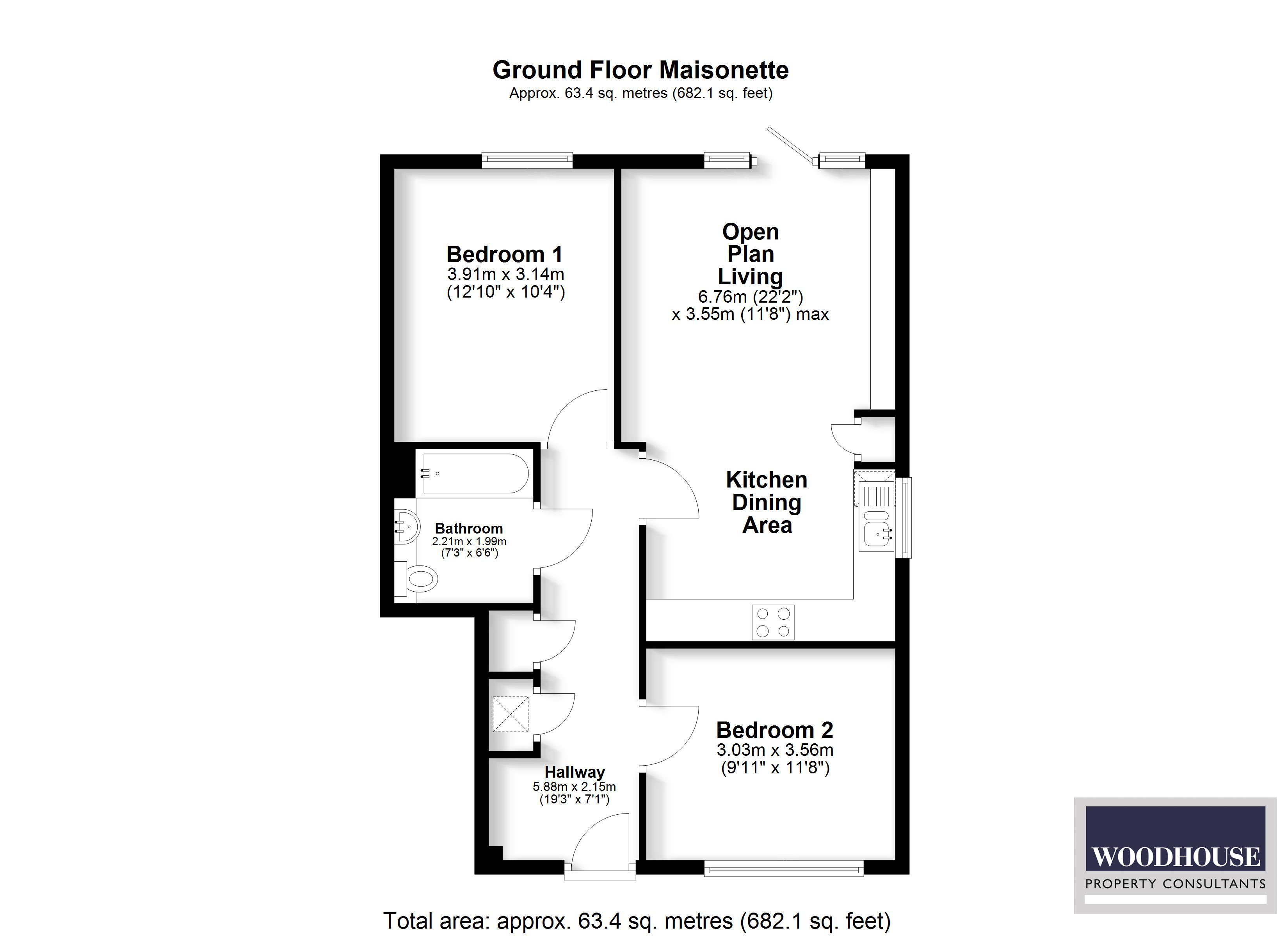 Floorplans For Beazley Court, Cheshunt, Hertfordshire