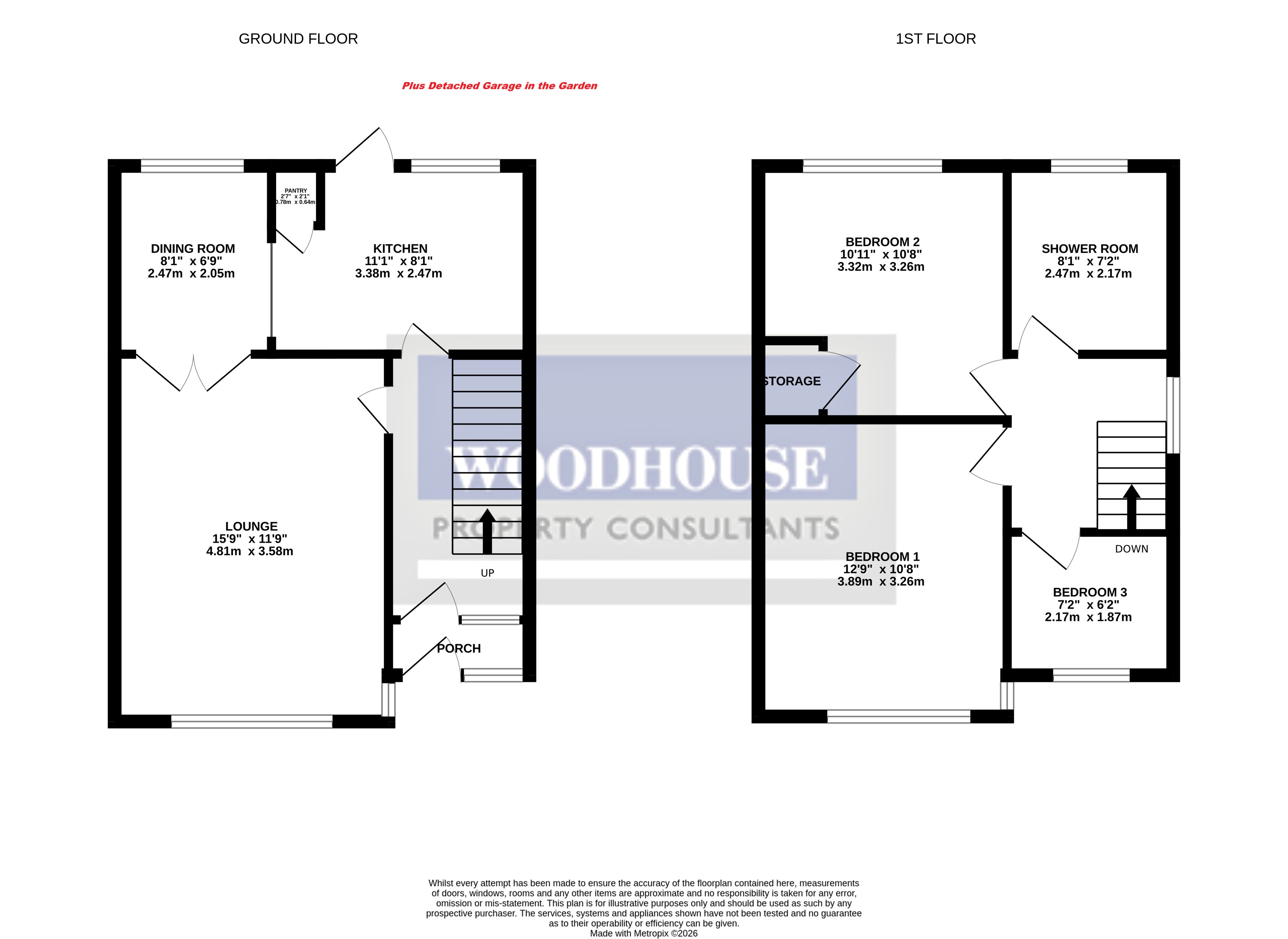 Floorplans For Palmers Way, Cheshunt, Hertfordshire