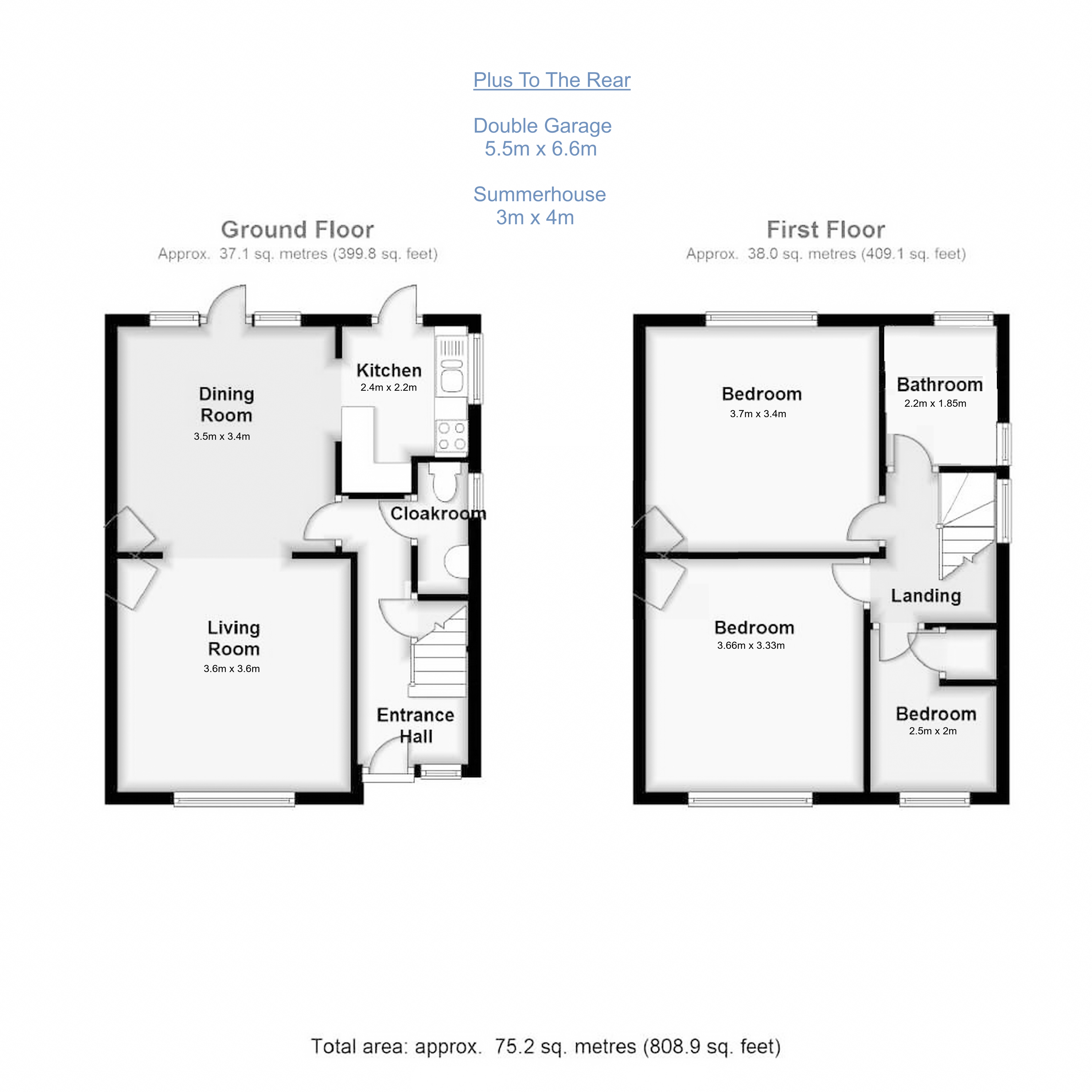 Floorplans For Cheshunt, Waltham Cross, Hertfordshire