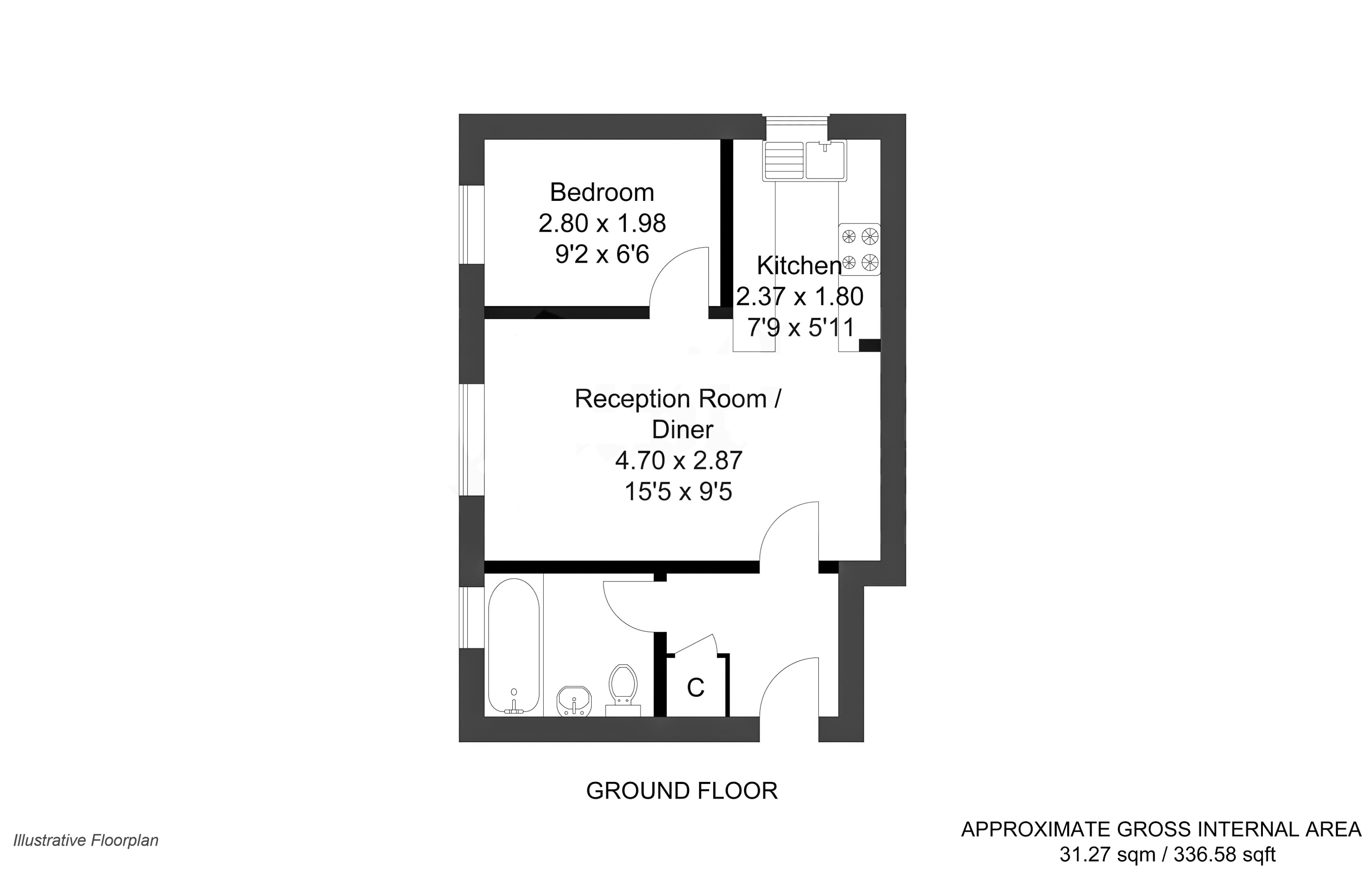 Floorplans For Victoria Close, Cheshunt, Hertfordshire