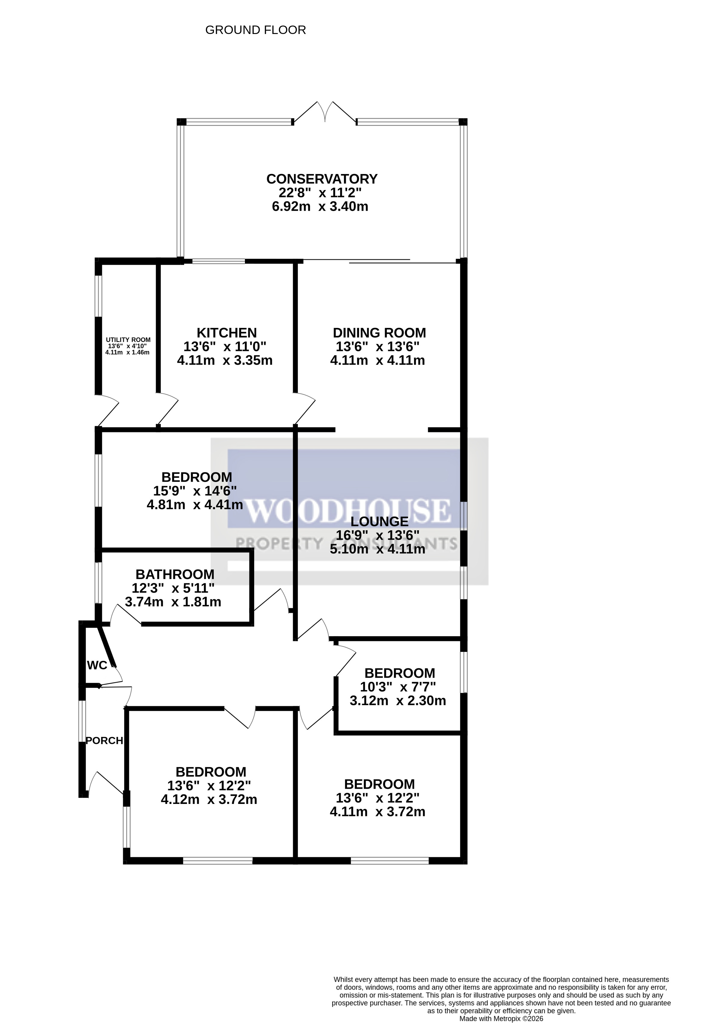 Floorplans For Churchgate Road, Cheshunt, Hertfordshire