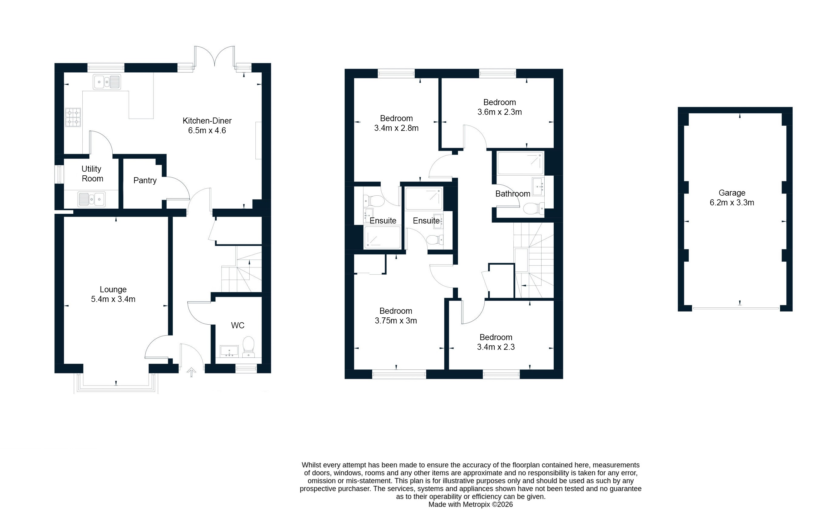 Floorplans For Goffs Oak, Hertfordshire
