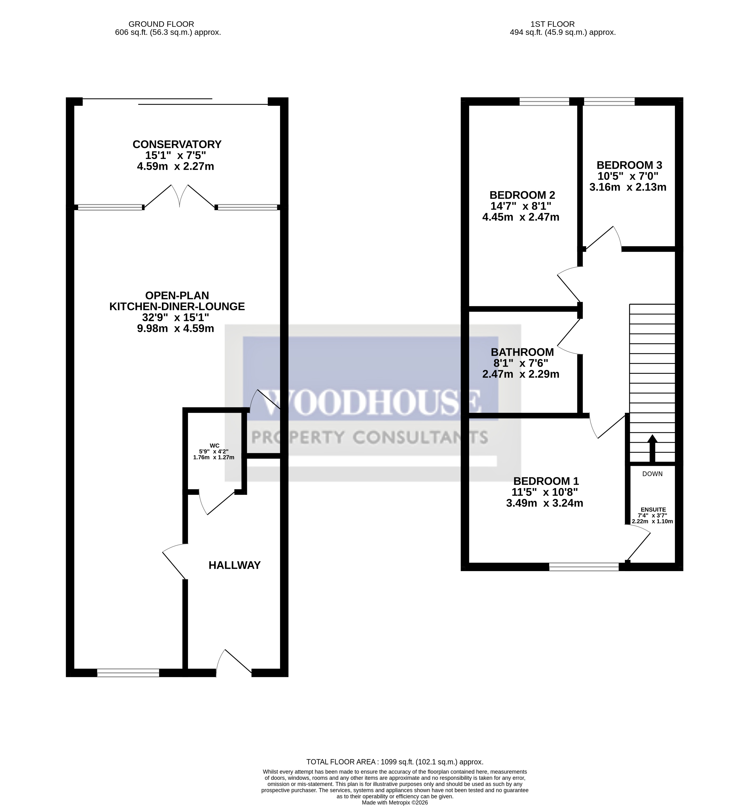 Floorplans For Hazlemere Marina, Waltham Abbey, Hertfordshire