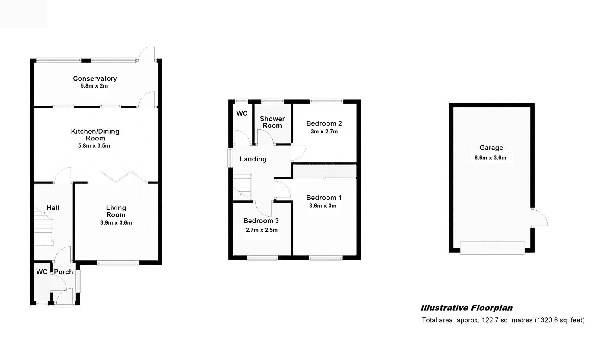 Floorplans For Martins Drive, Cheshunt, Hertfordshire