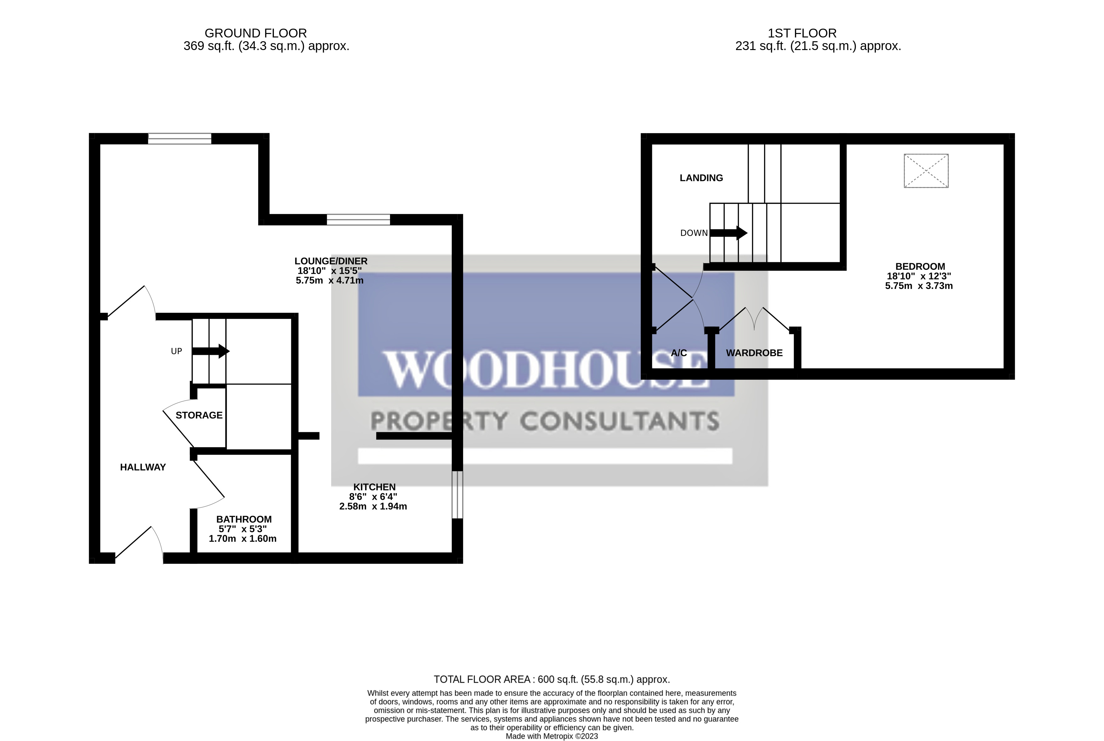 Floorplans For Kelman Close, Cheshunt, Hertfordshire