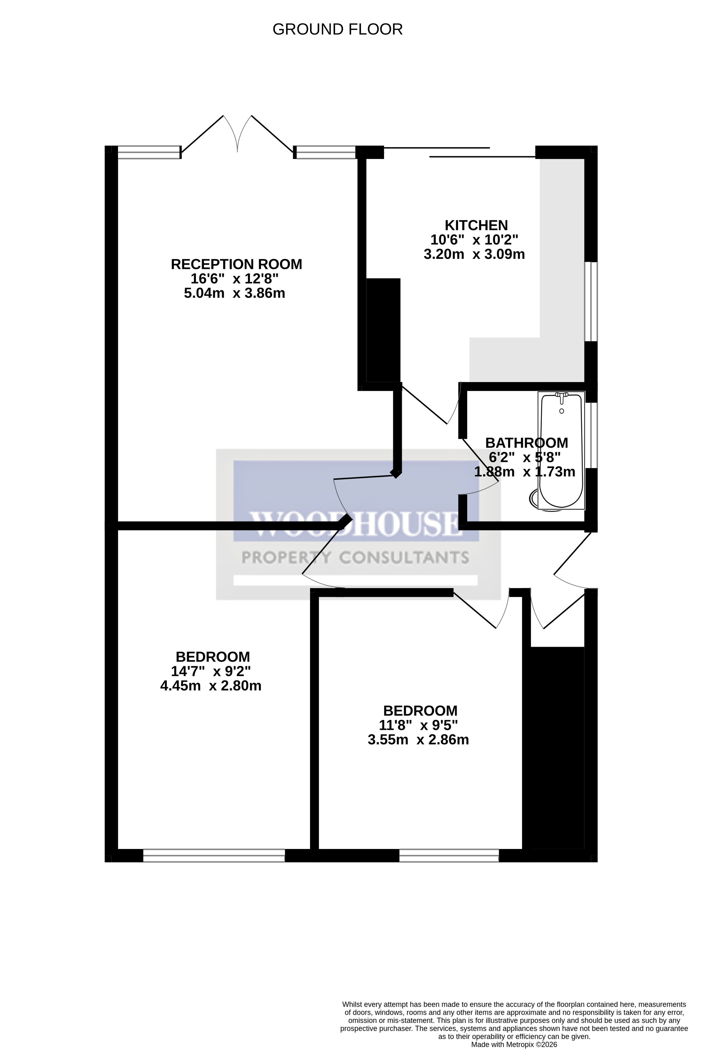 Floorplans For Southmead Crescent, Cheshunt, Hertfordshire