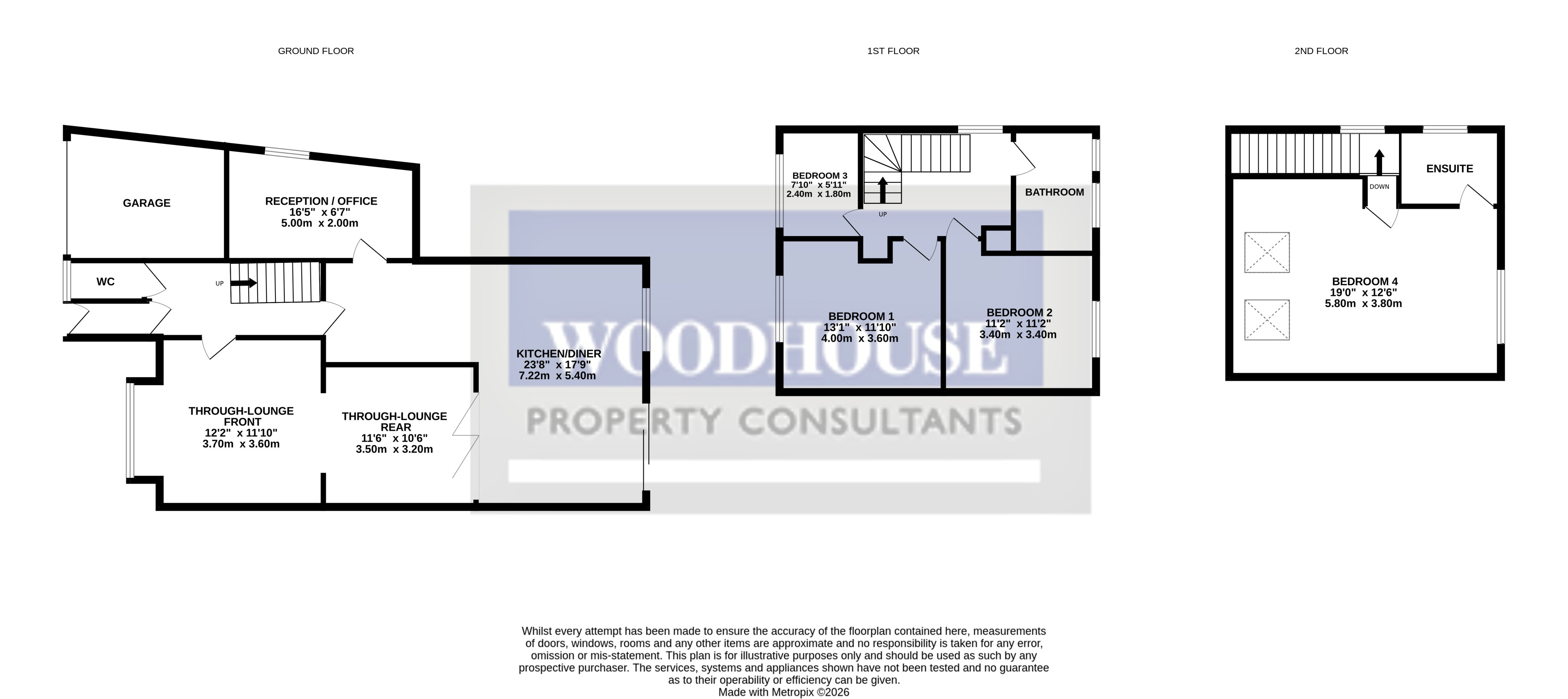 Floorplans For Cordell Close, Cheshunt, Hertfordshire