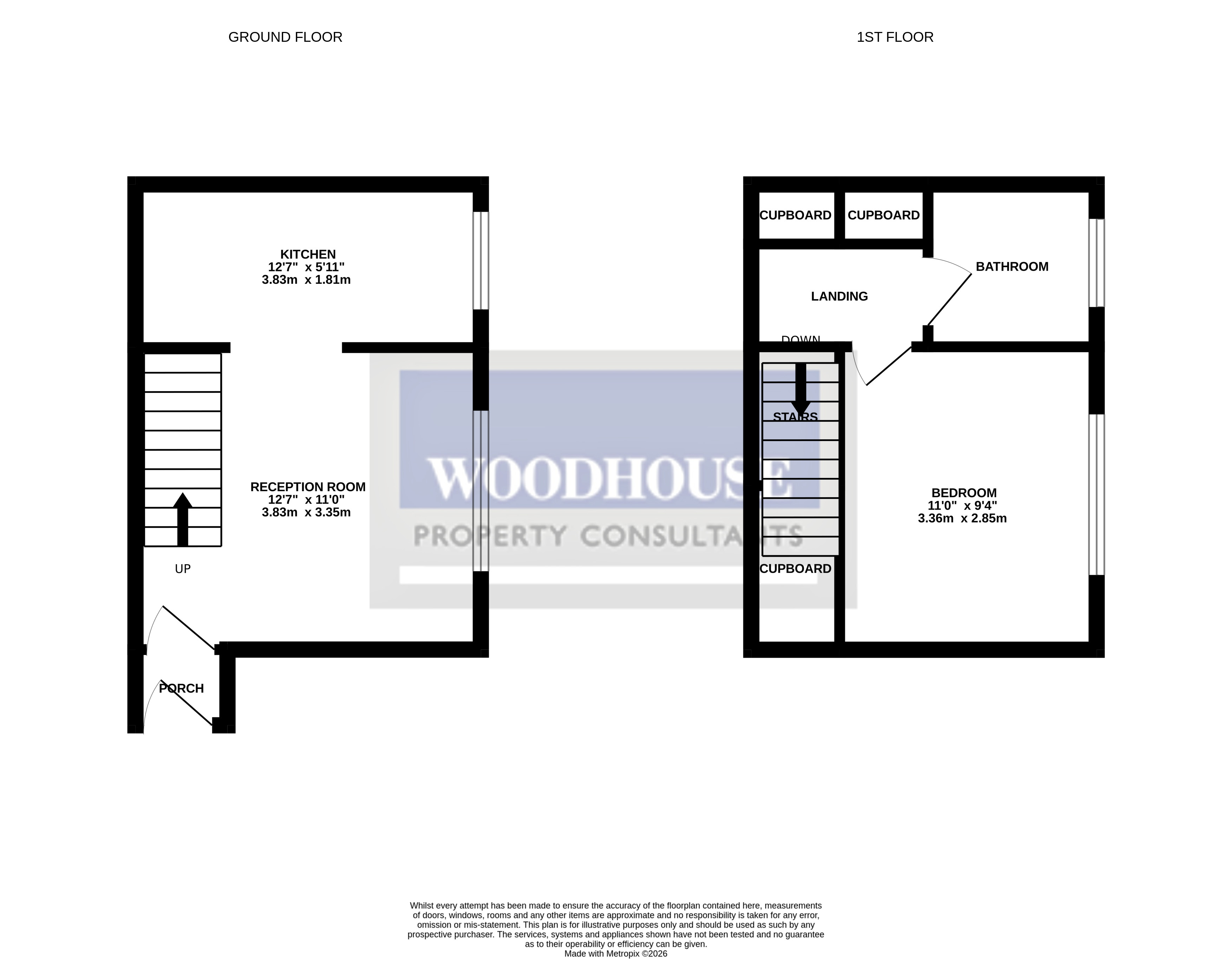 Floorplans For Thomas Rochford Way, Cheshunt, Hertfordshire