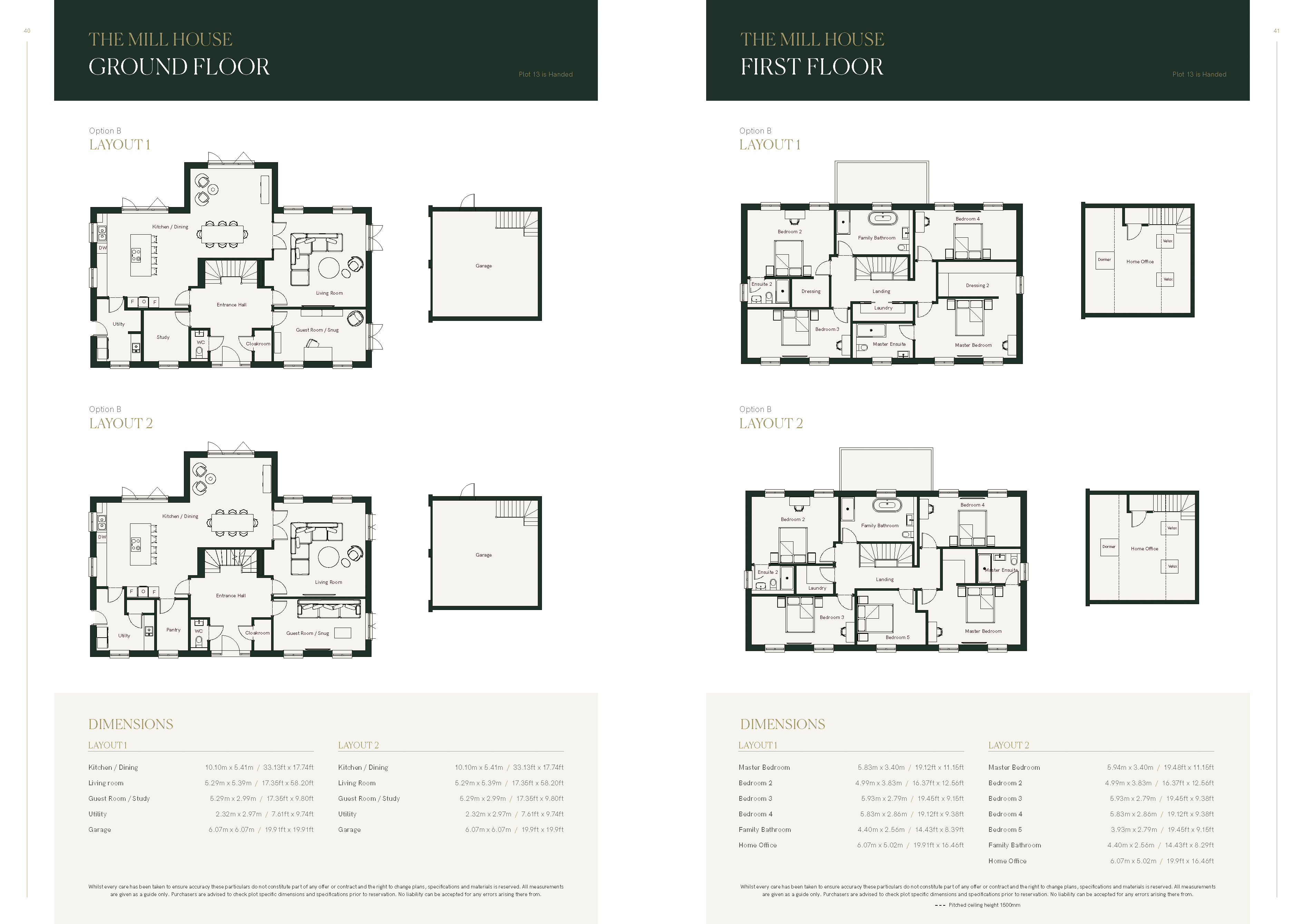 Floorplans For Crouch Lane, Goffs Oak, Hertfordshire