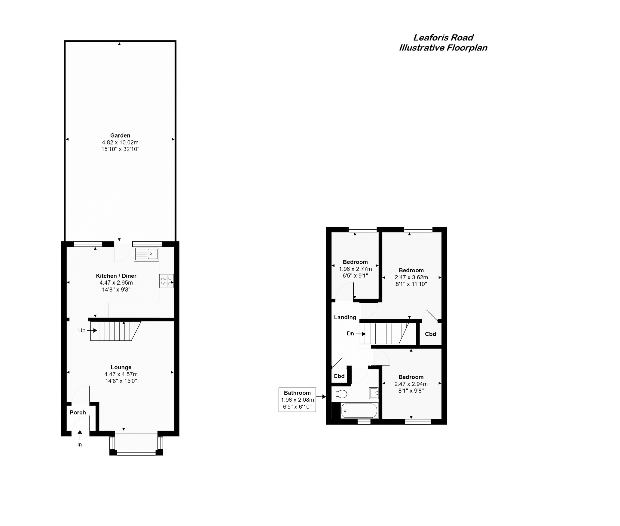 Floorplans For Leaforis Road, Cheshunt, Hertfordshire