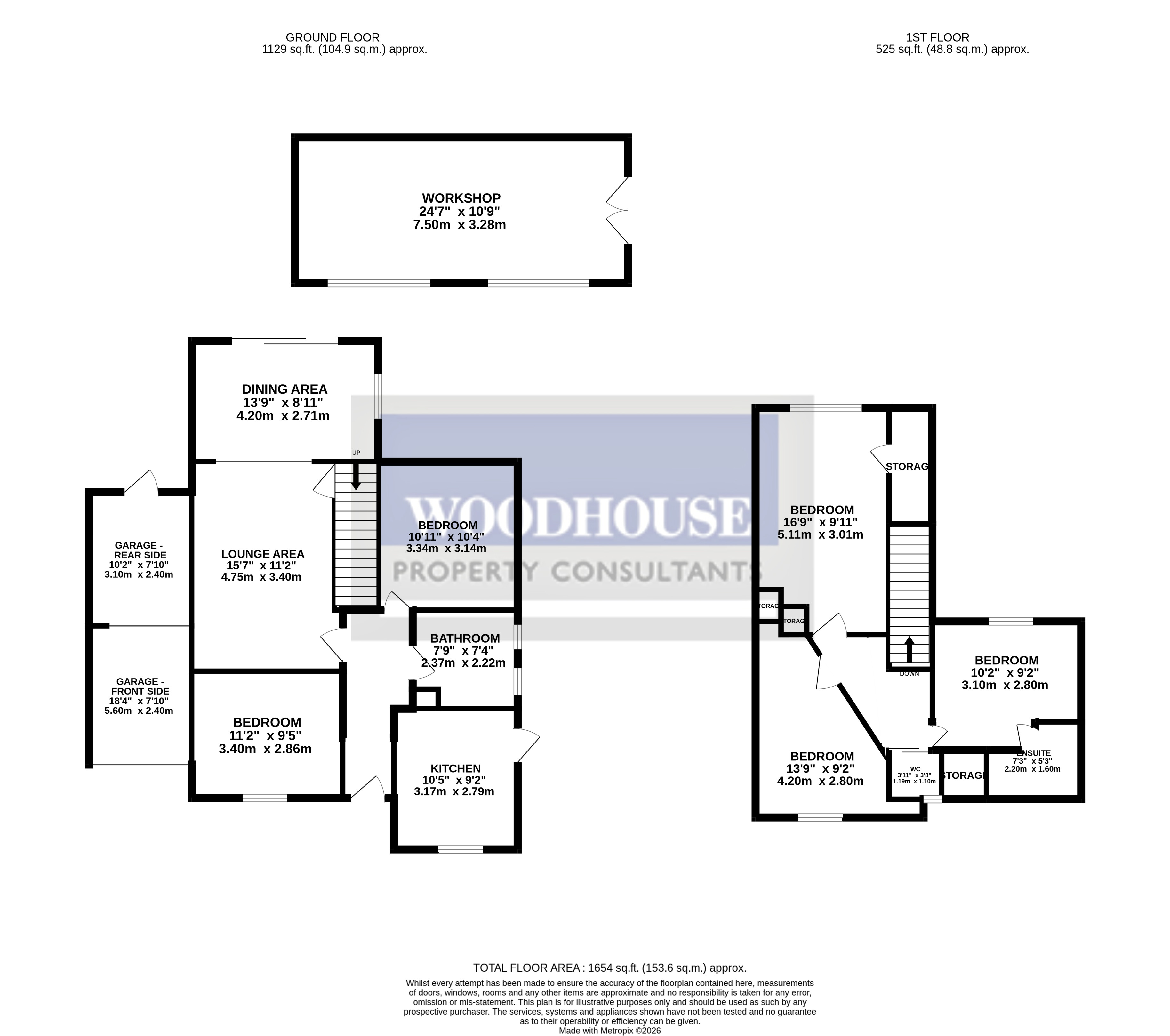 Floorplans For Sandon Road, Cheshunt, Hertfordshire