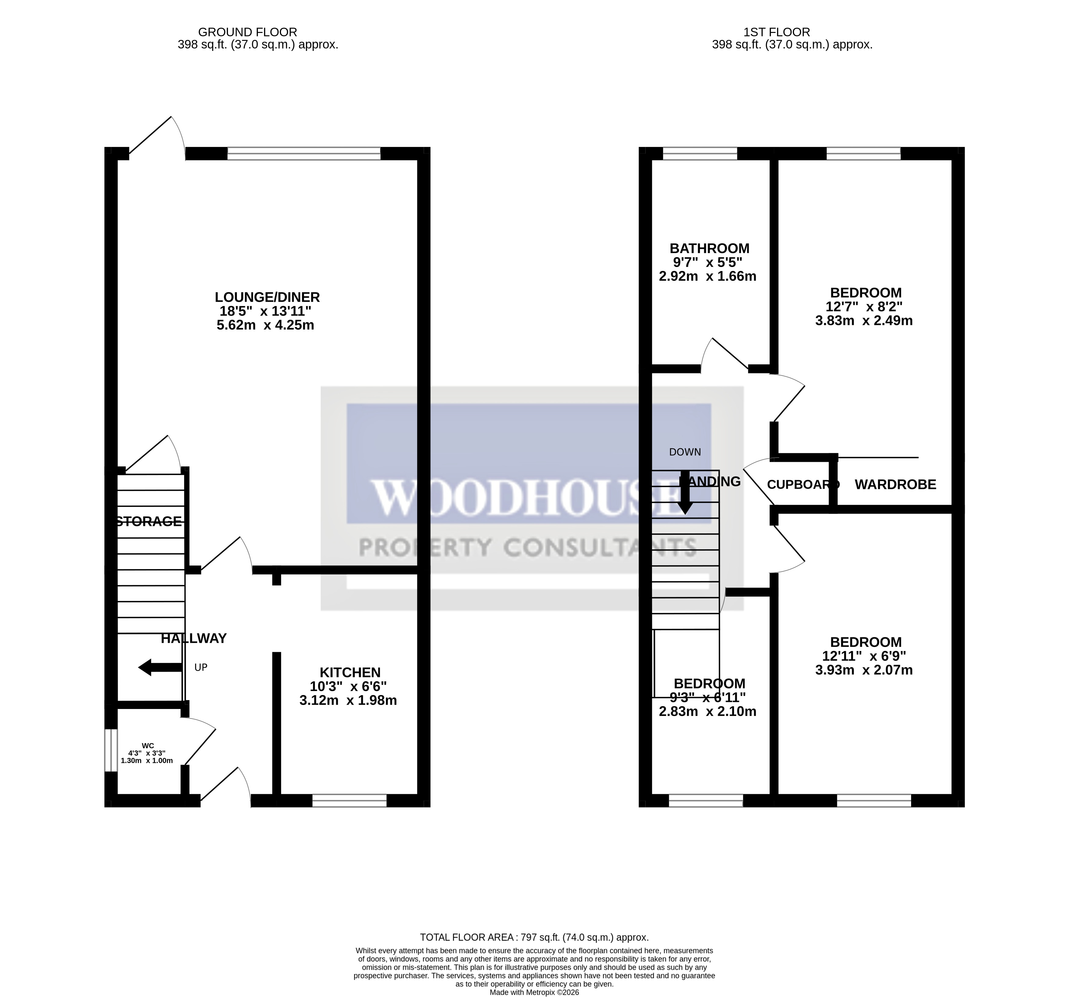 Floorplans For Bury Green Road, Cheshunt, Hertfordshire